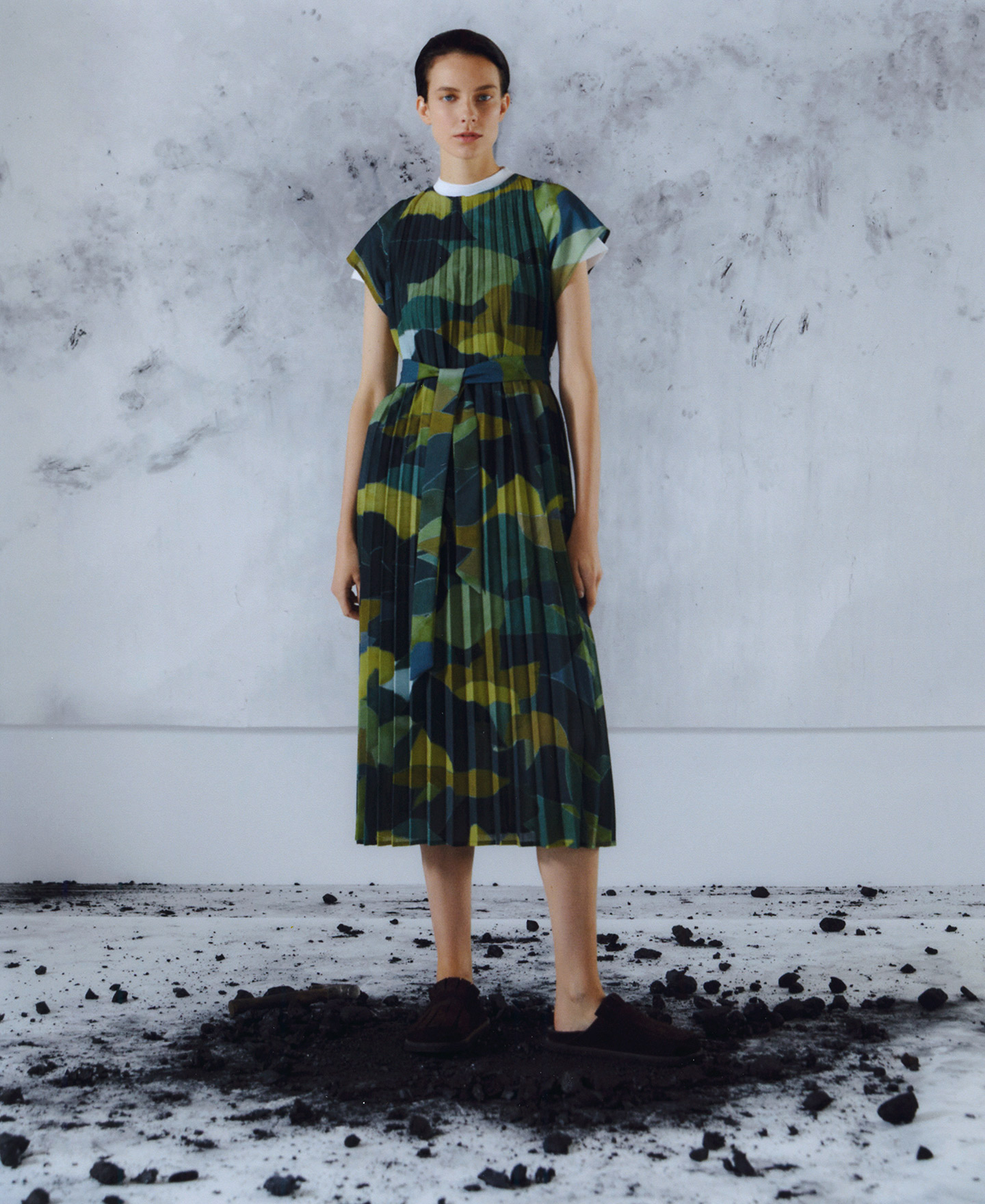 Print midi dress image number 1