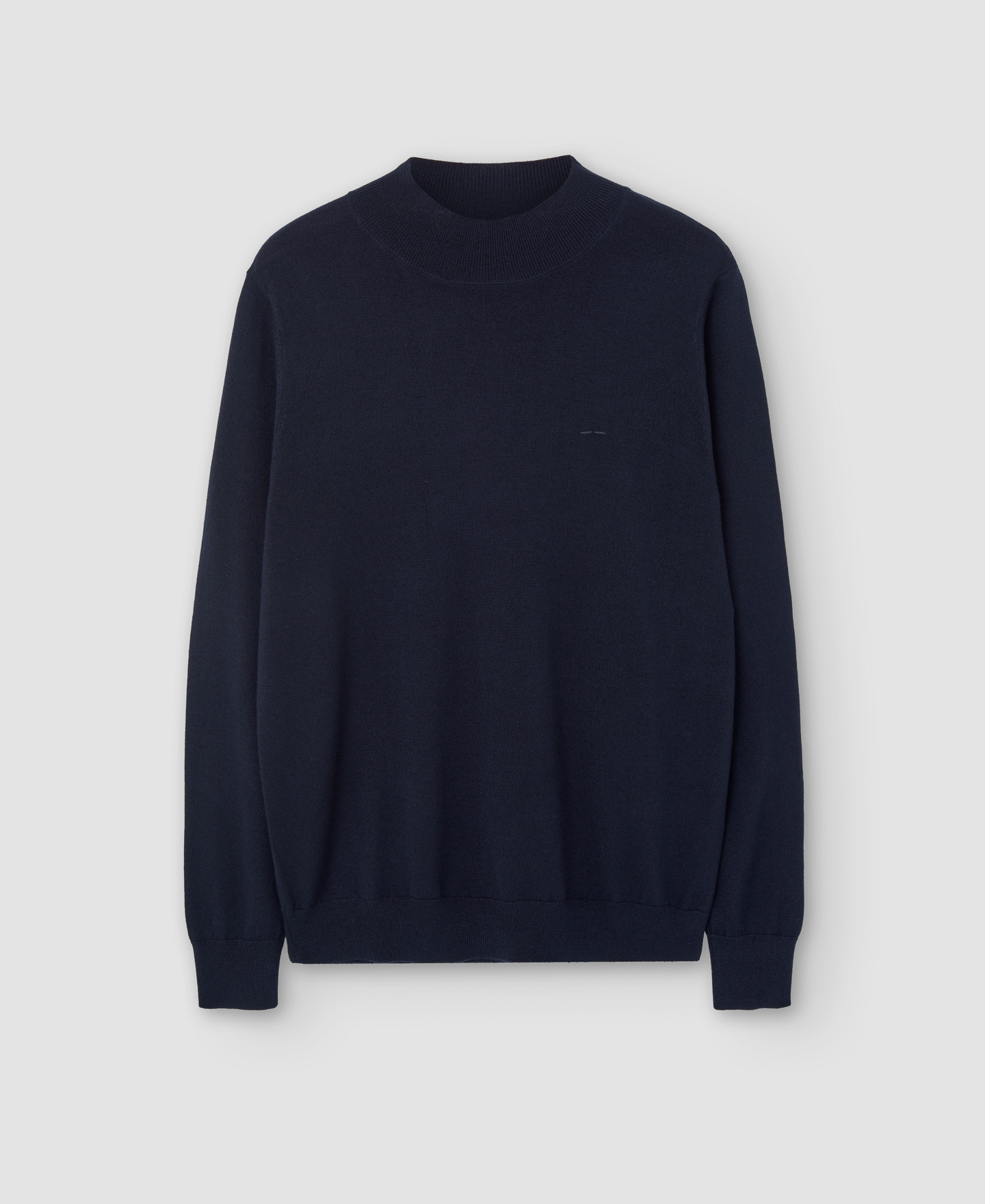 Merino wool perkins collar sweater image number 4