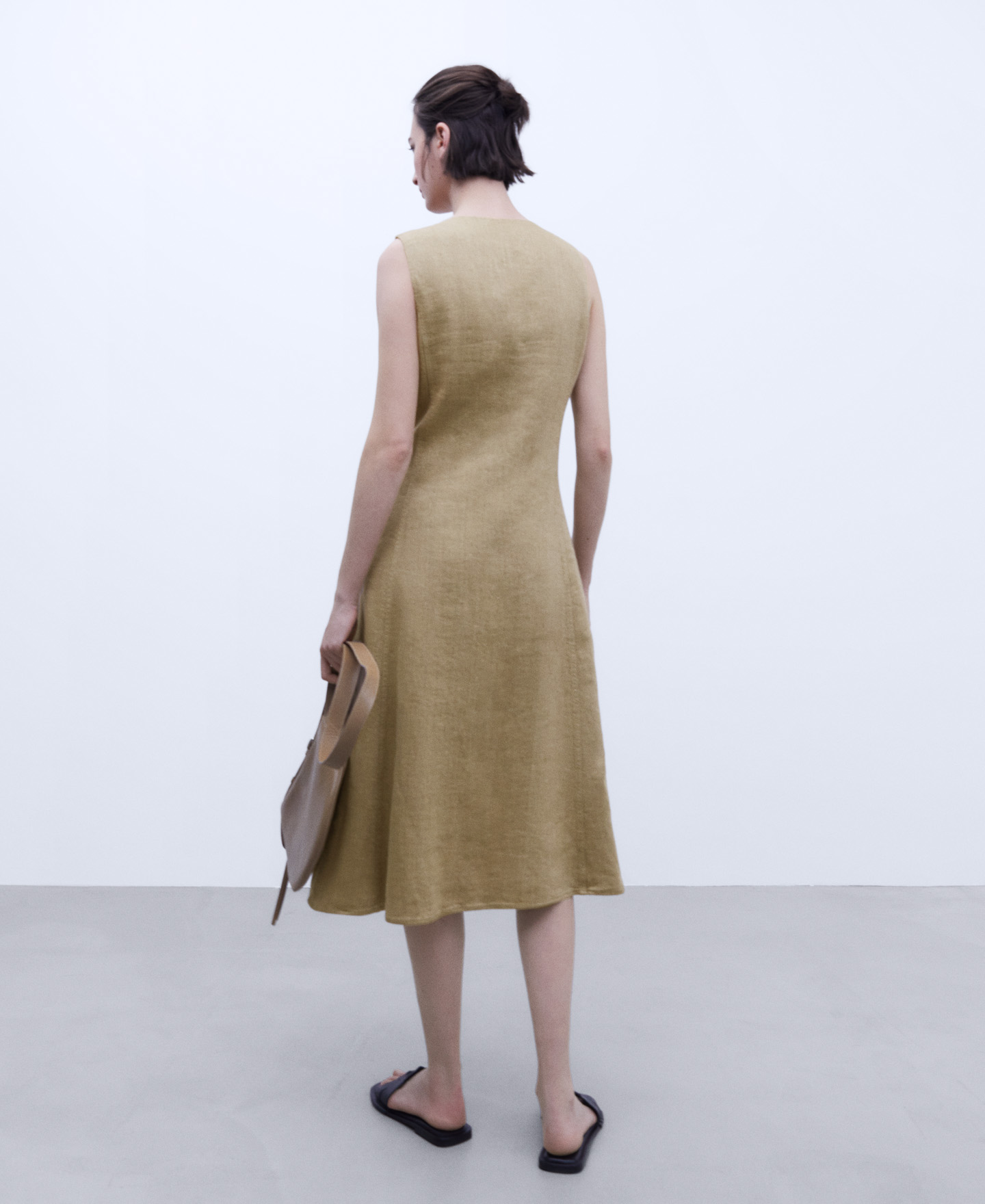 Linen and cotton dress image number 2