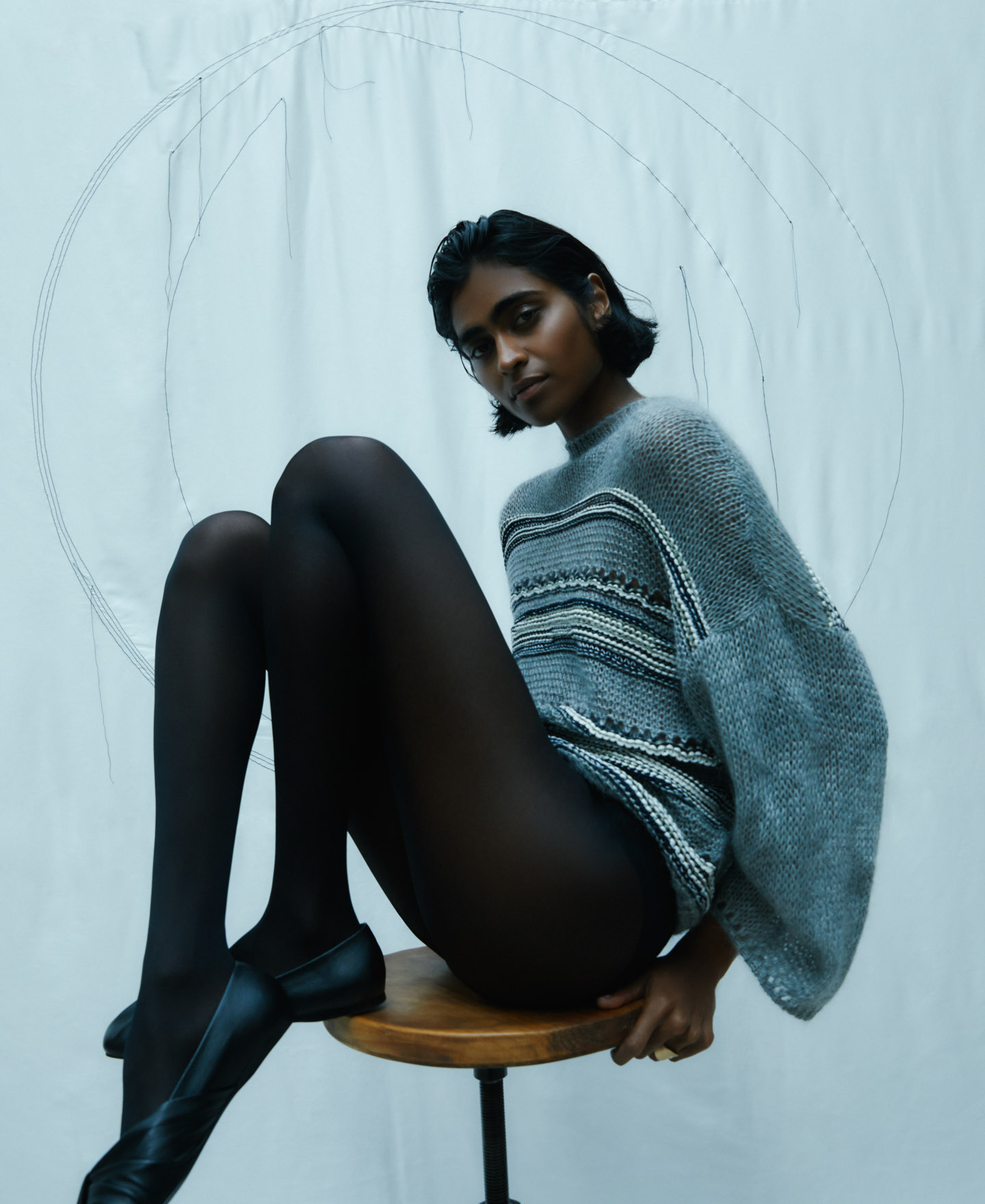 Jersey jacquard oversize image number 0