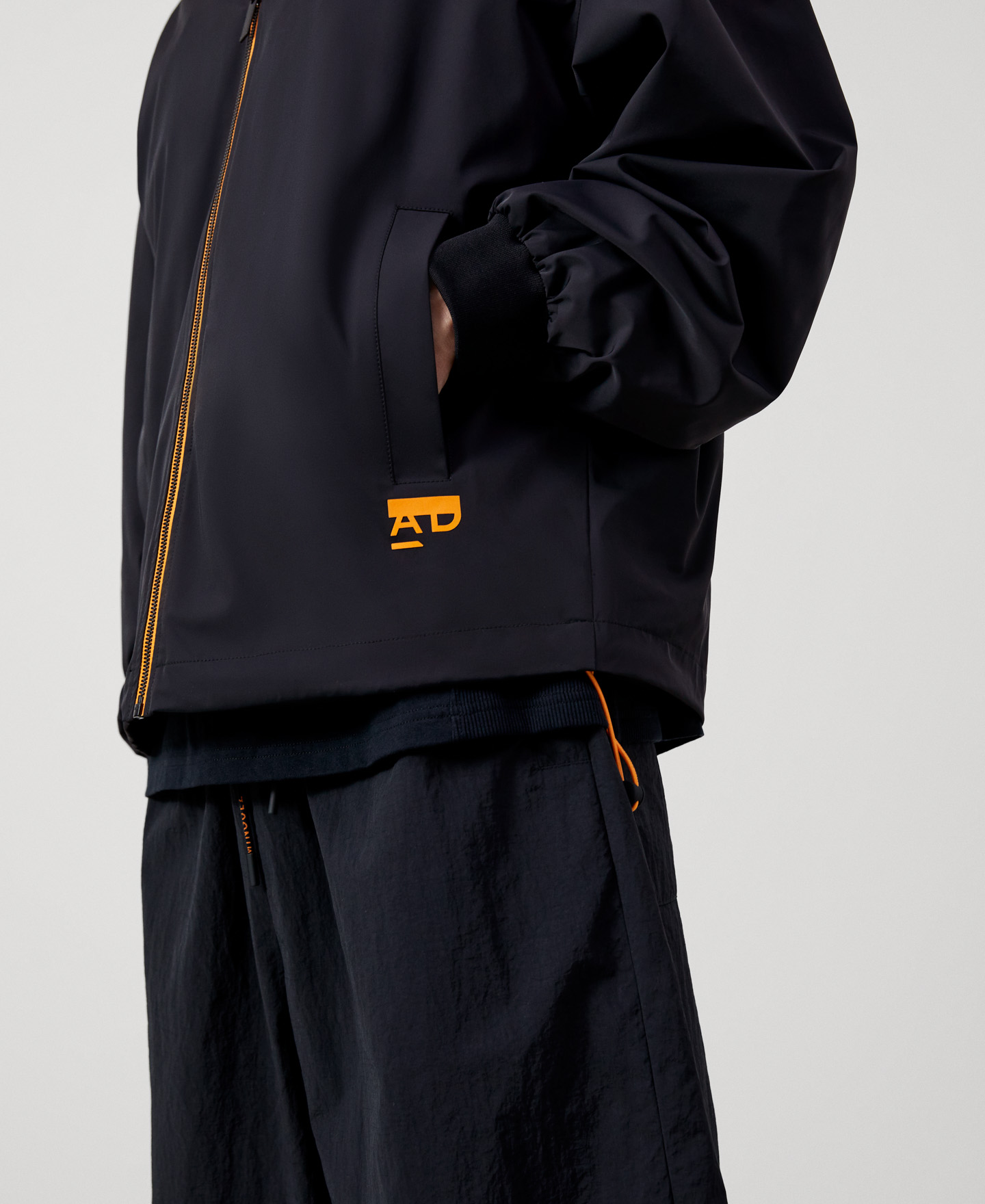 Nylon bomber with backpack image number 4