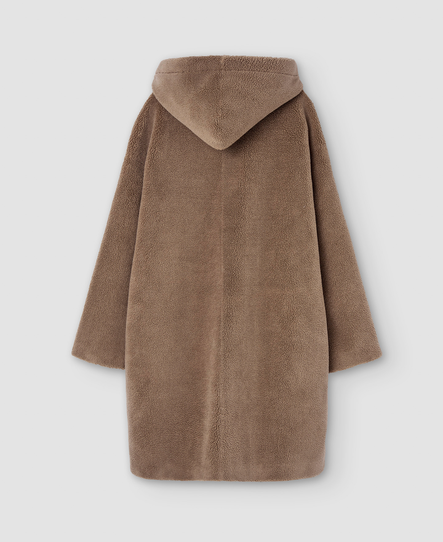 Hooded fleece coat image number 5