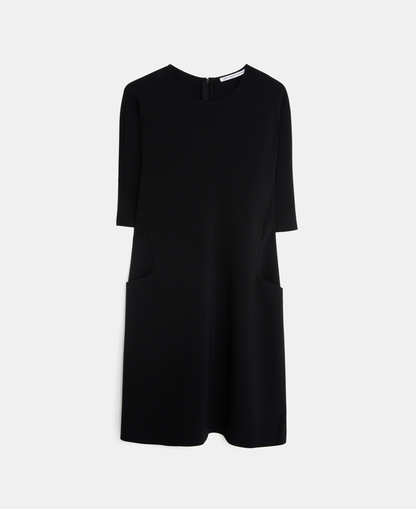A-line dress with round neck image number 4