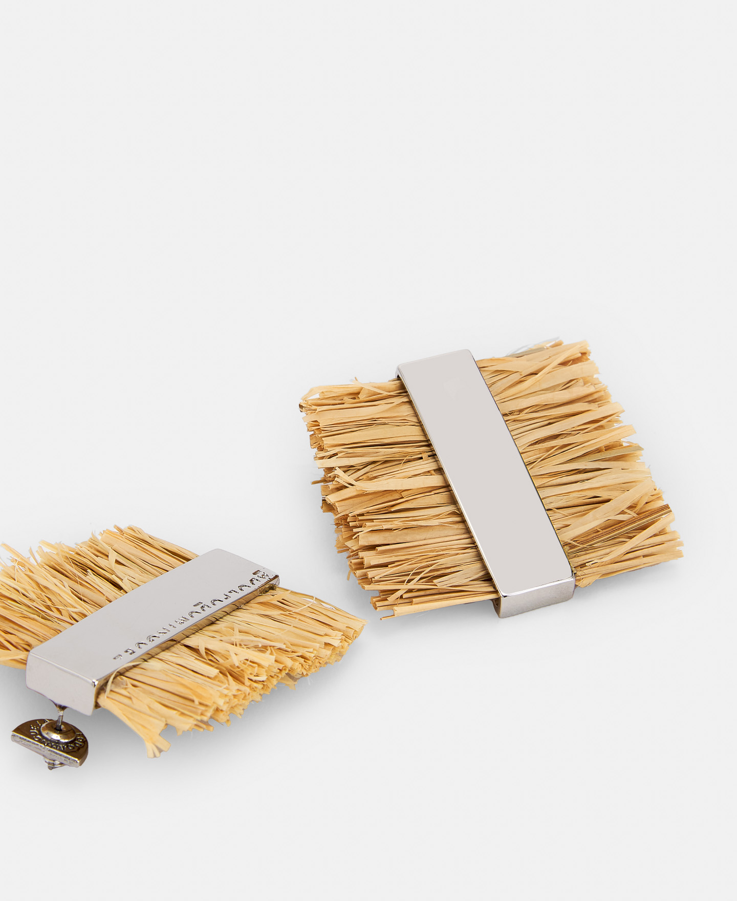 Paper and metal earrings image number 1