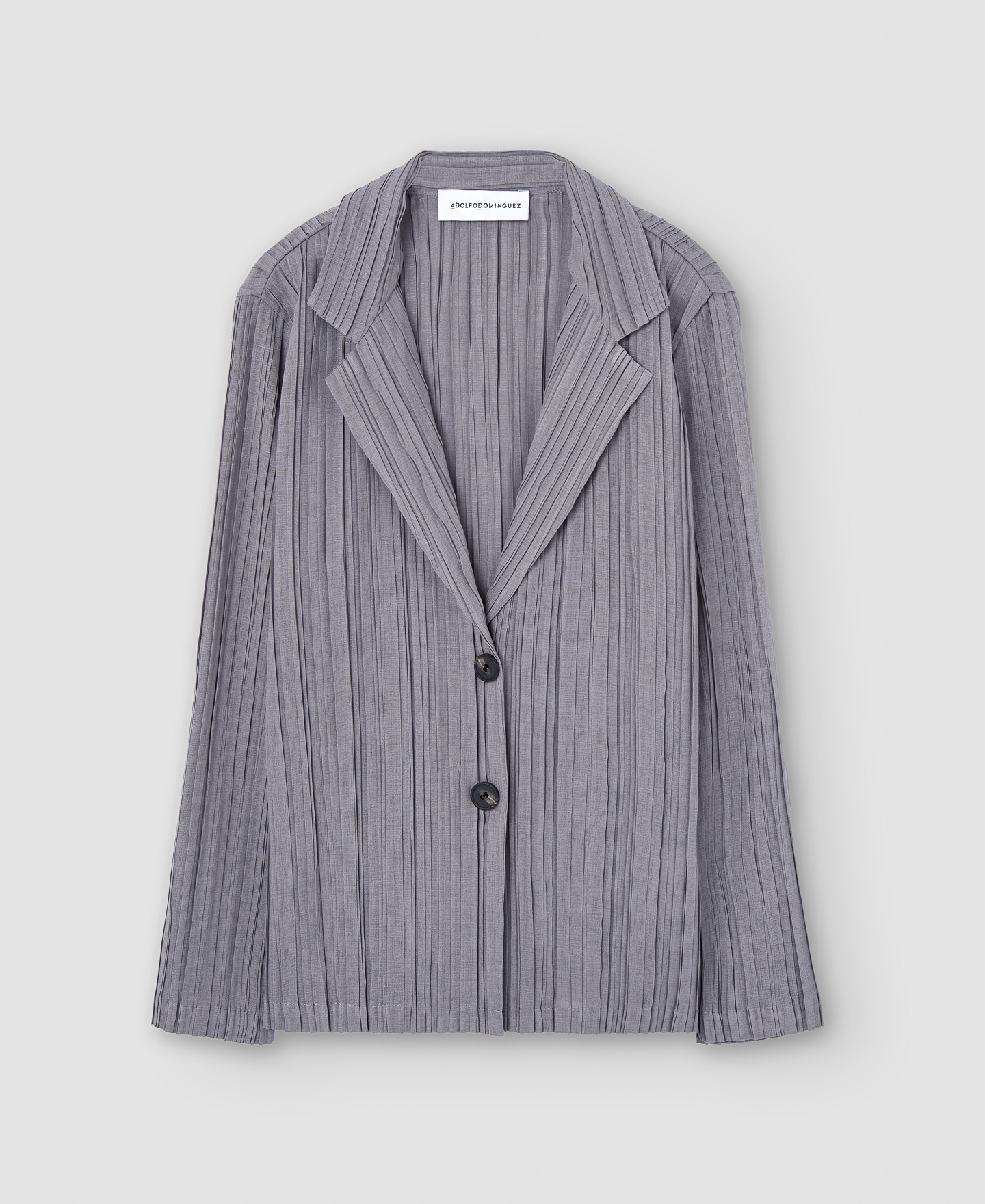 Blazer dos botones en crinkle image number 4