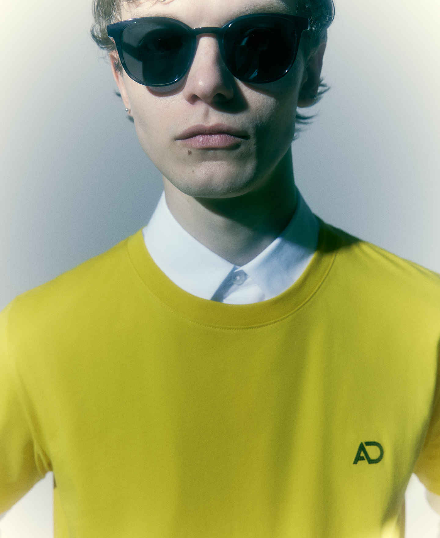 Cotton crew neck T-shirt for men image number 1