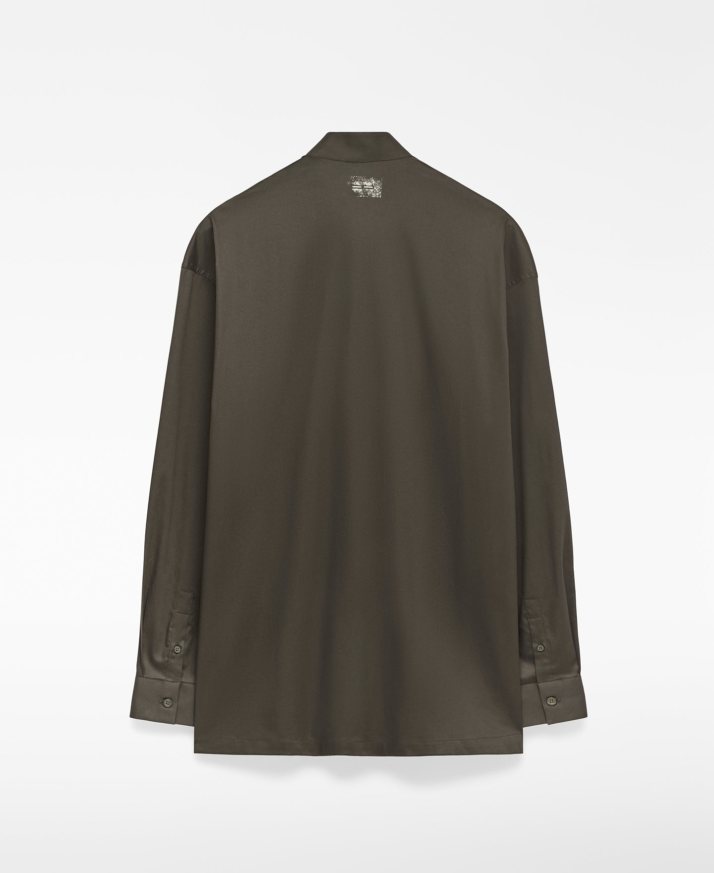 Camisa oversize cuello mao hombre image number 5