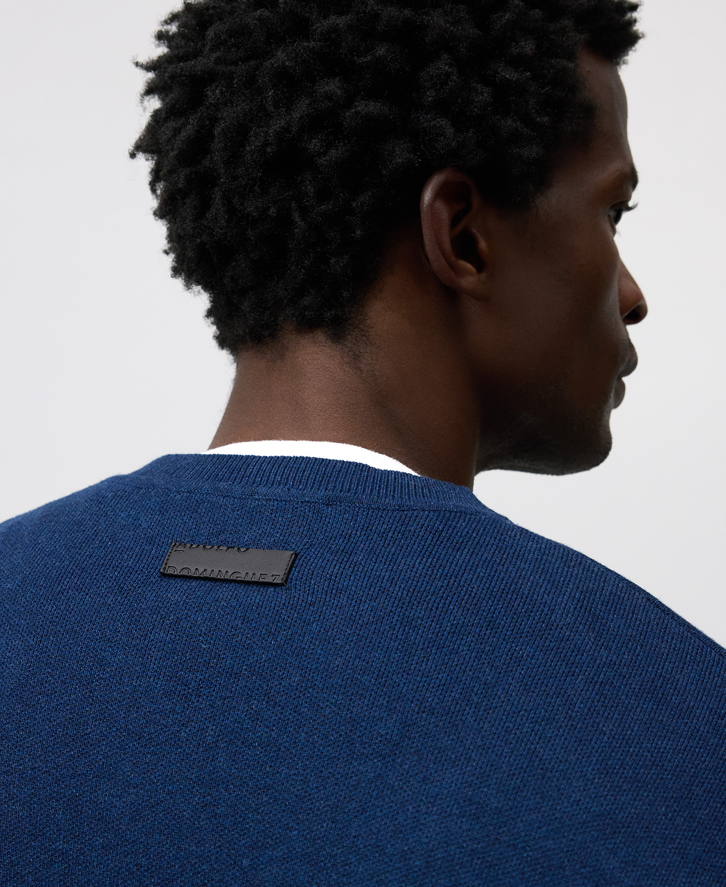 Relaxed fit heather sweater man image number 3
