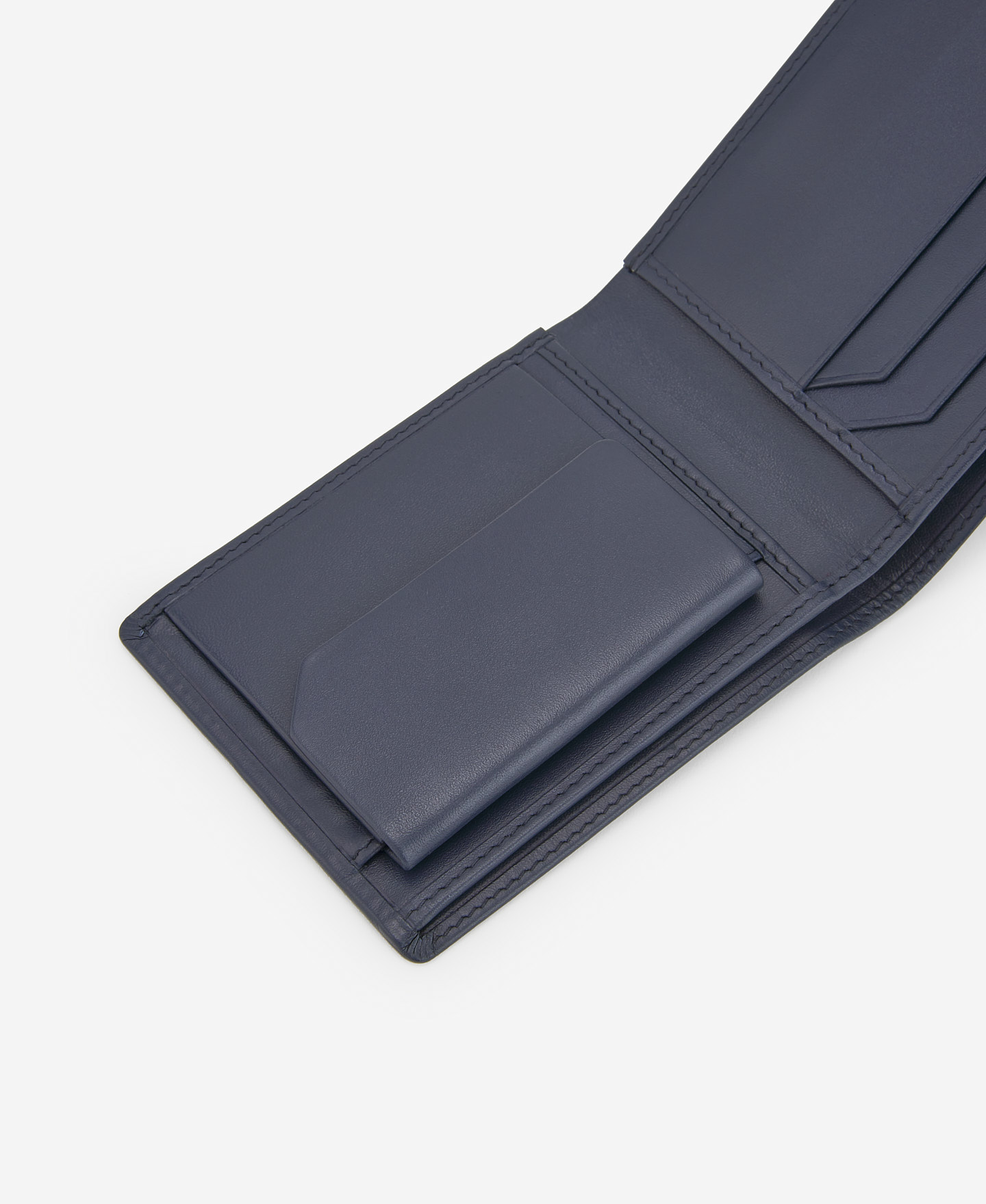Navy foldable wallet image number 2