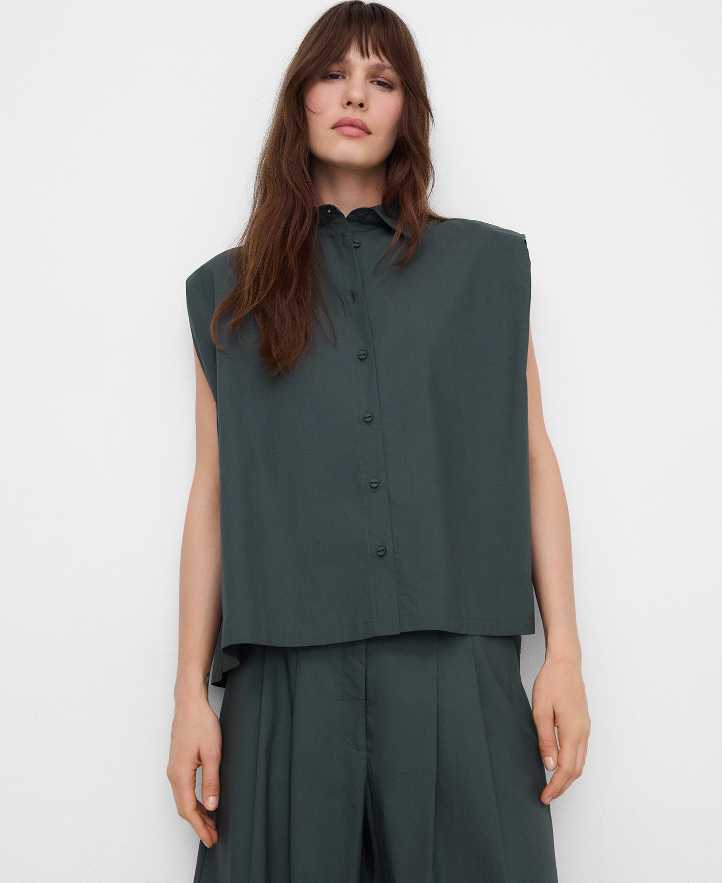 Organic cotton back panels shirt image number 0