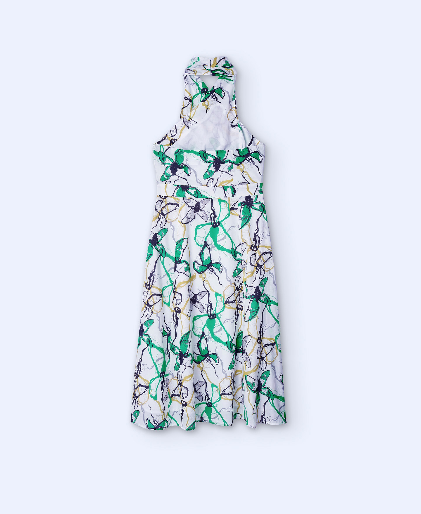 Halterneck printed dress image number 5
