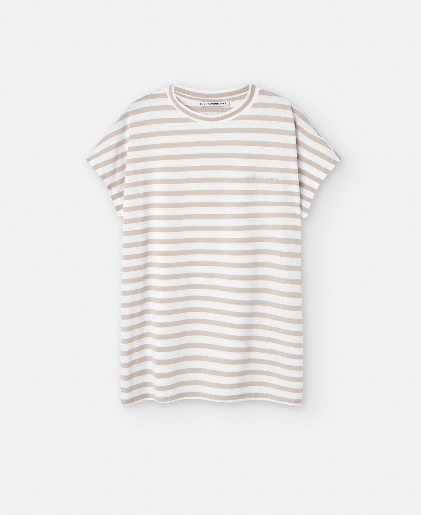 Organic cotton crew neck t-shirt image number 0