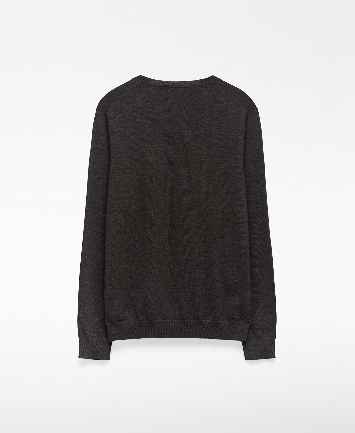 Merino wool V-neck sweater man image number 5