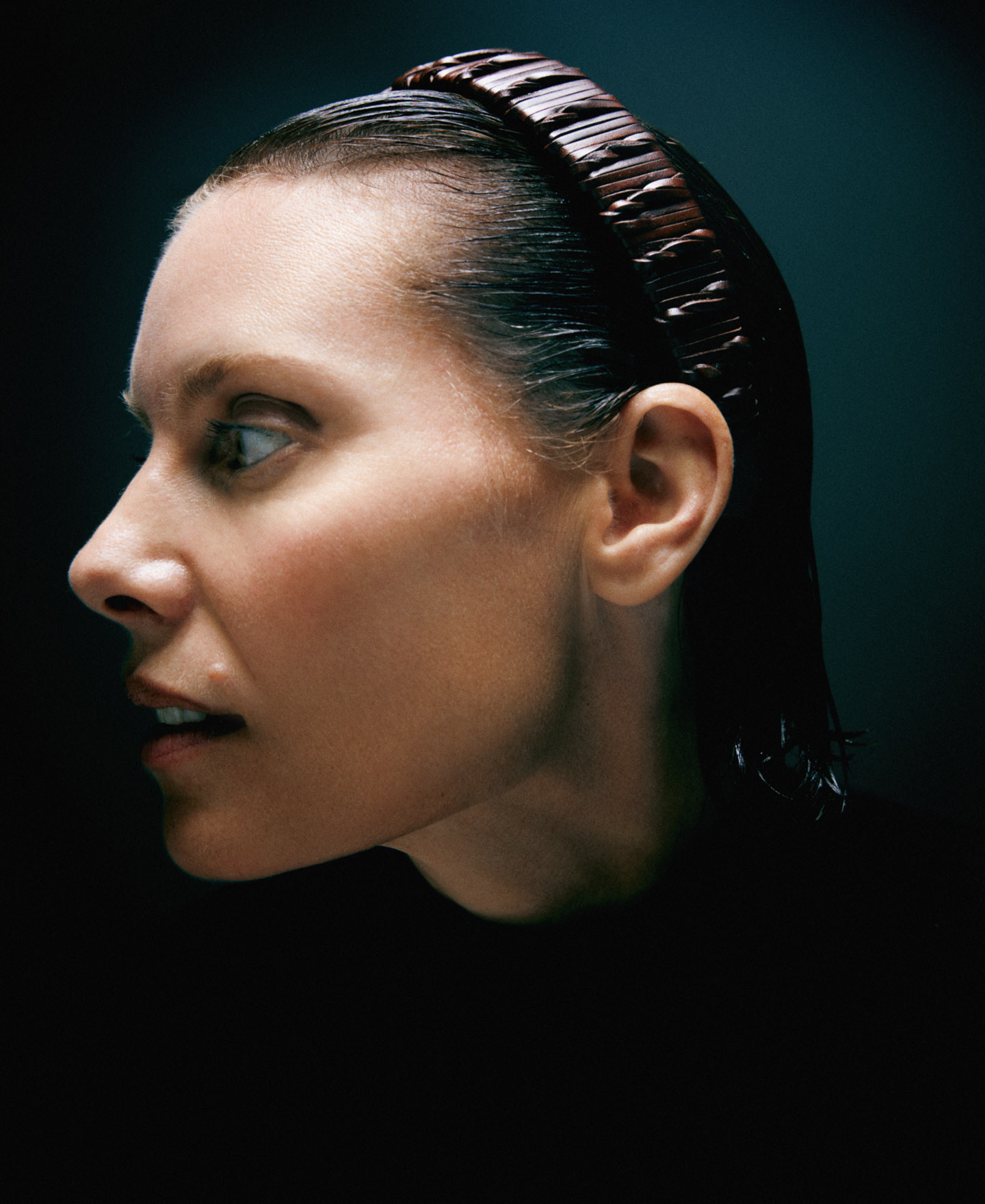 Braided leather headband image number 4