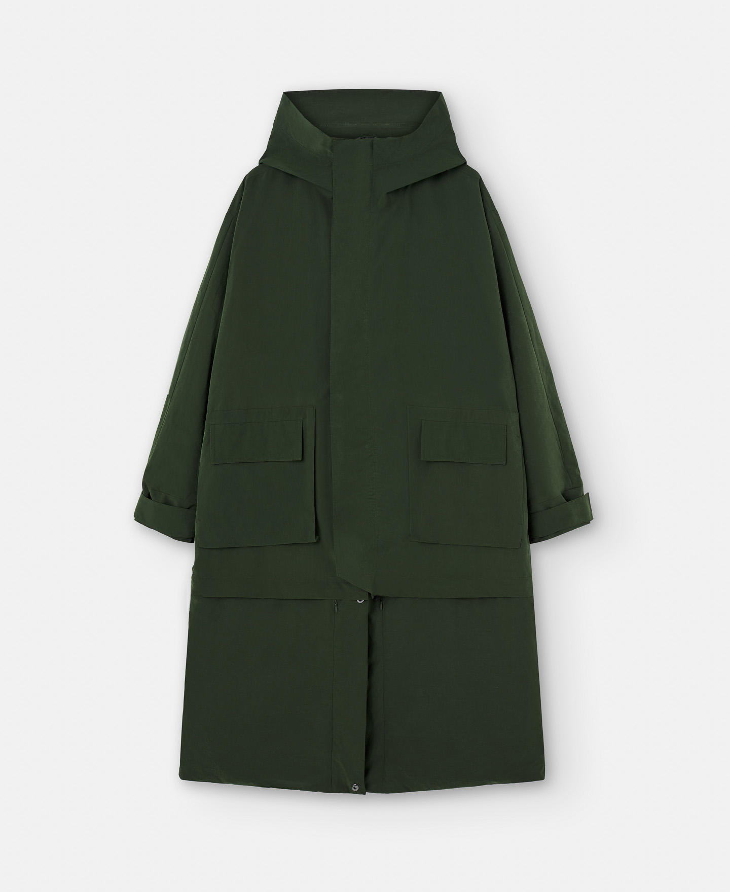 Recycled polyester convertible parka image number 6