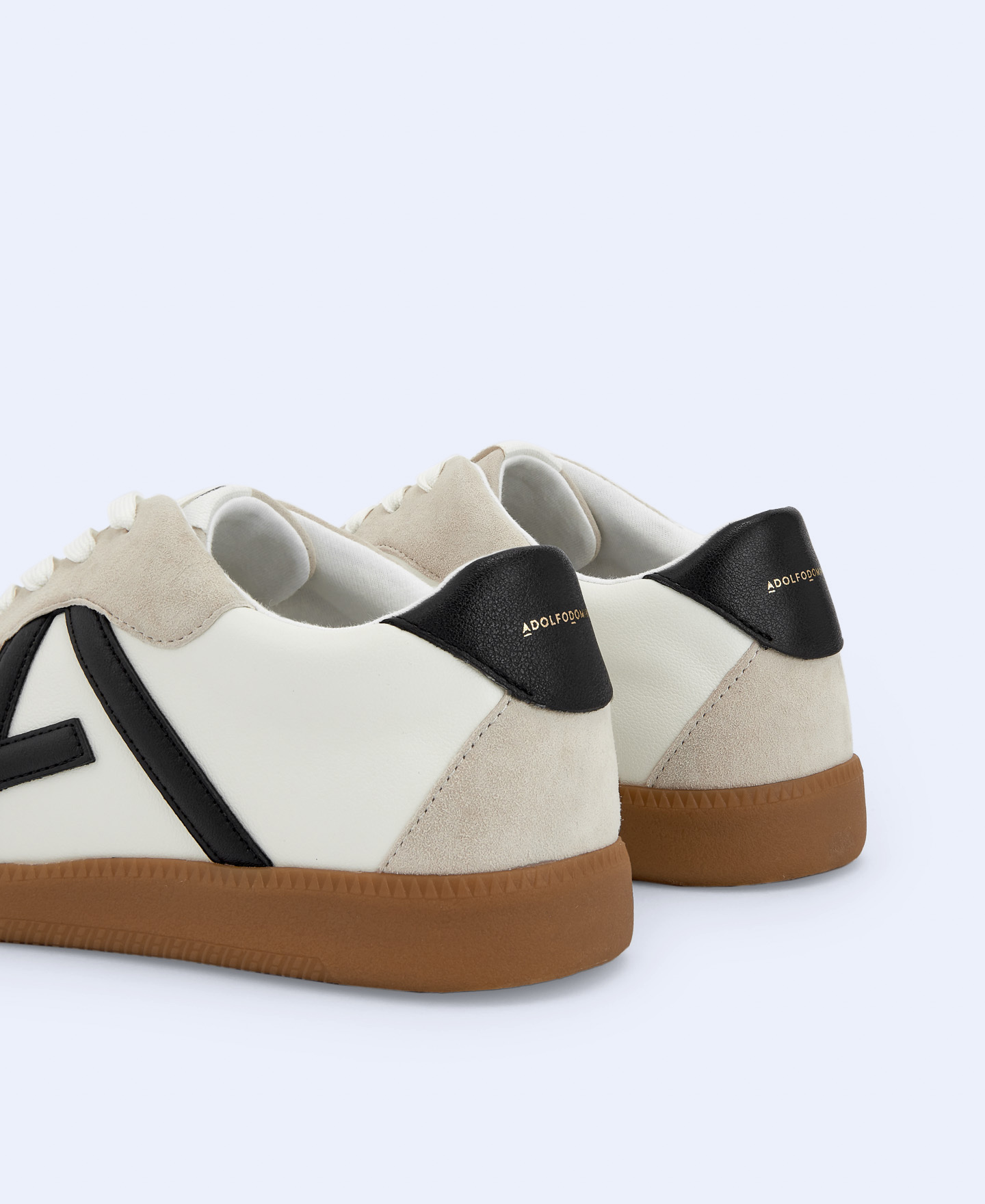 Leather and suede sneaker image number 2