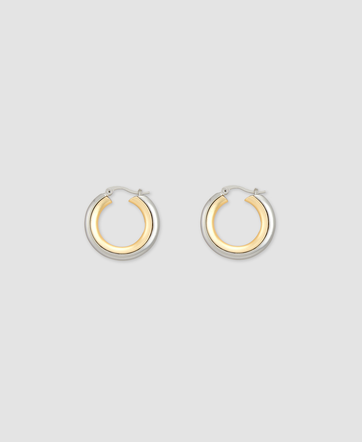 Zinc hoop earring image number 0