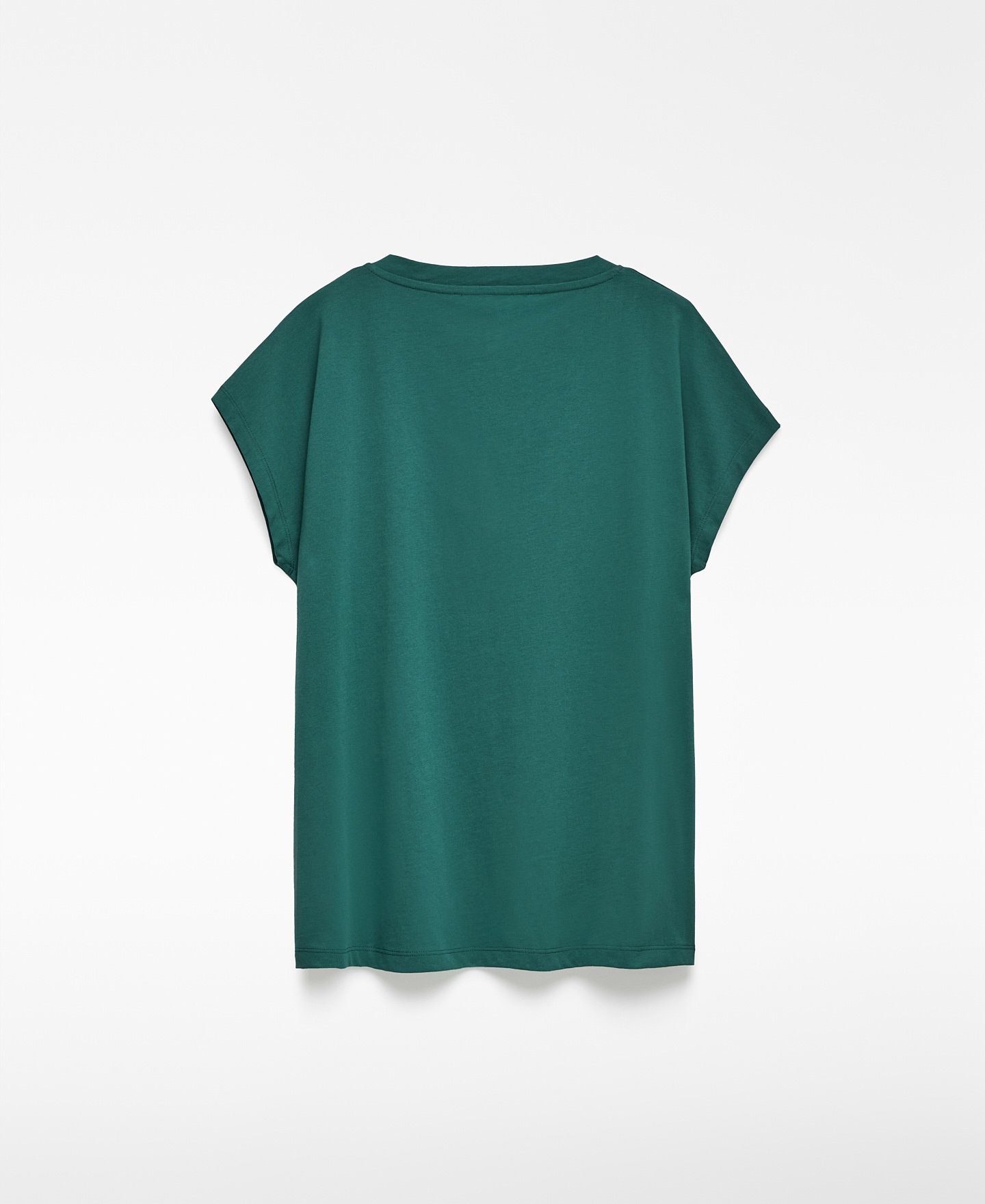 Camiseta relaxed fit algodón mujer image number 5