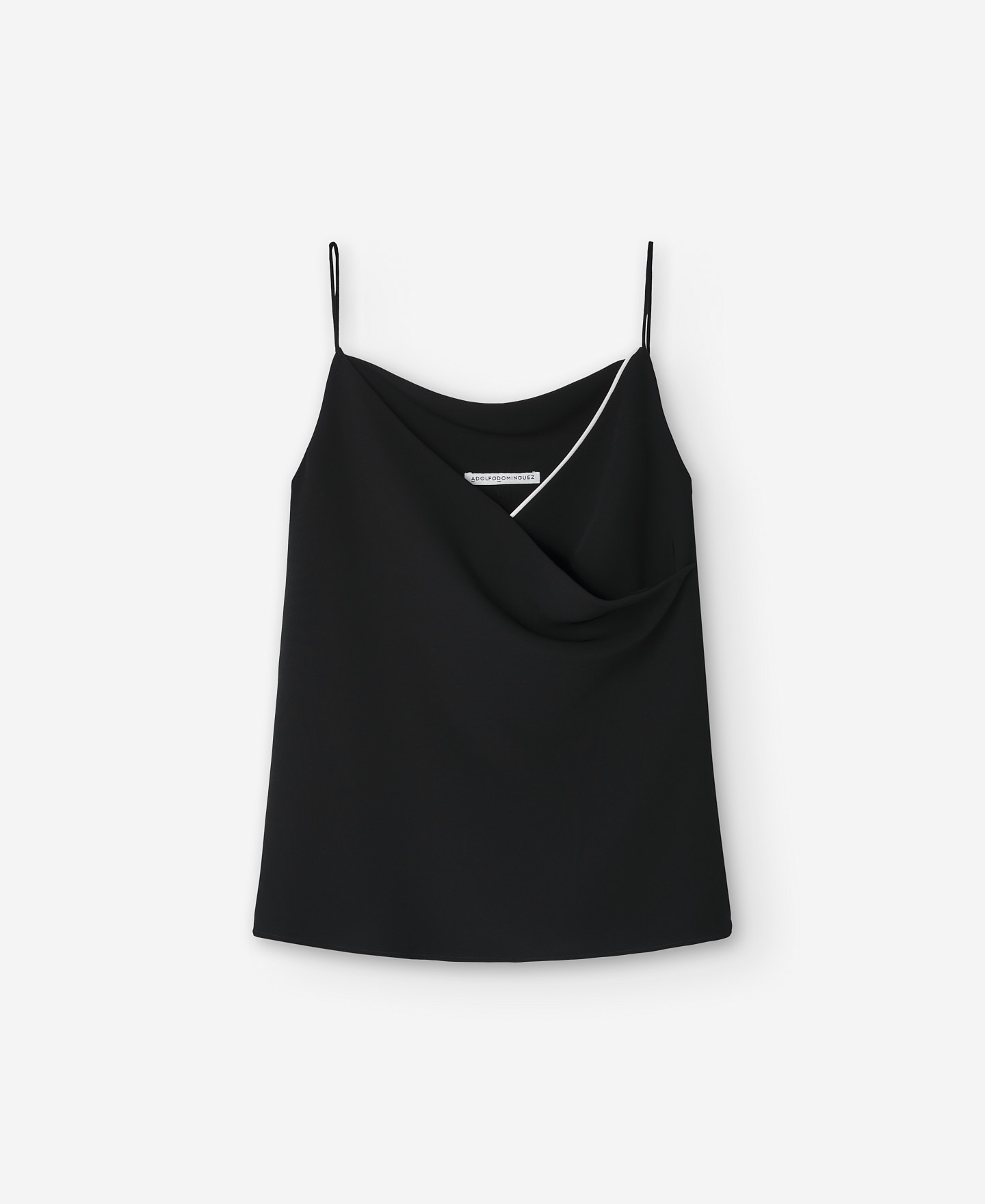 Draped top with straps image number 4