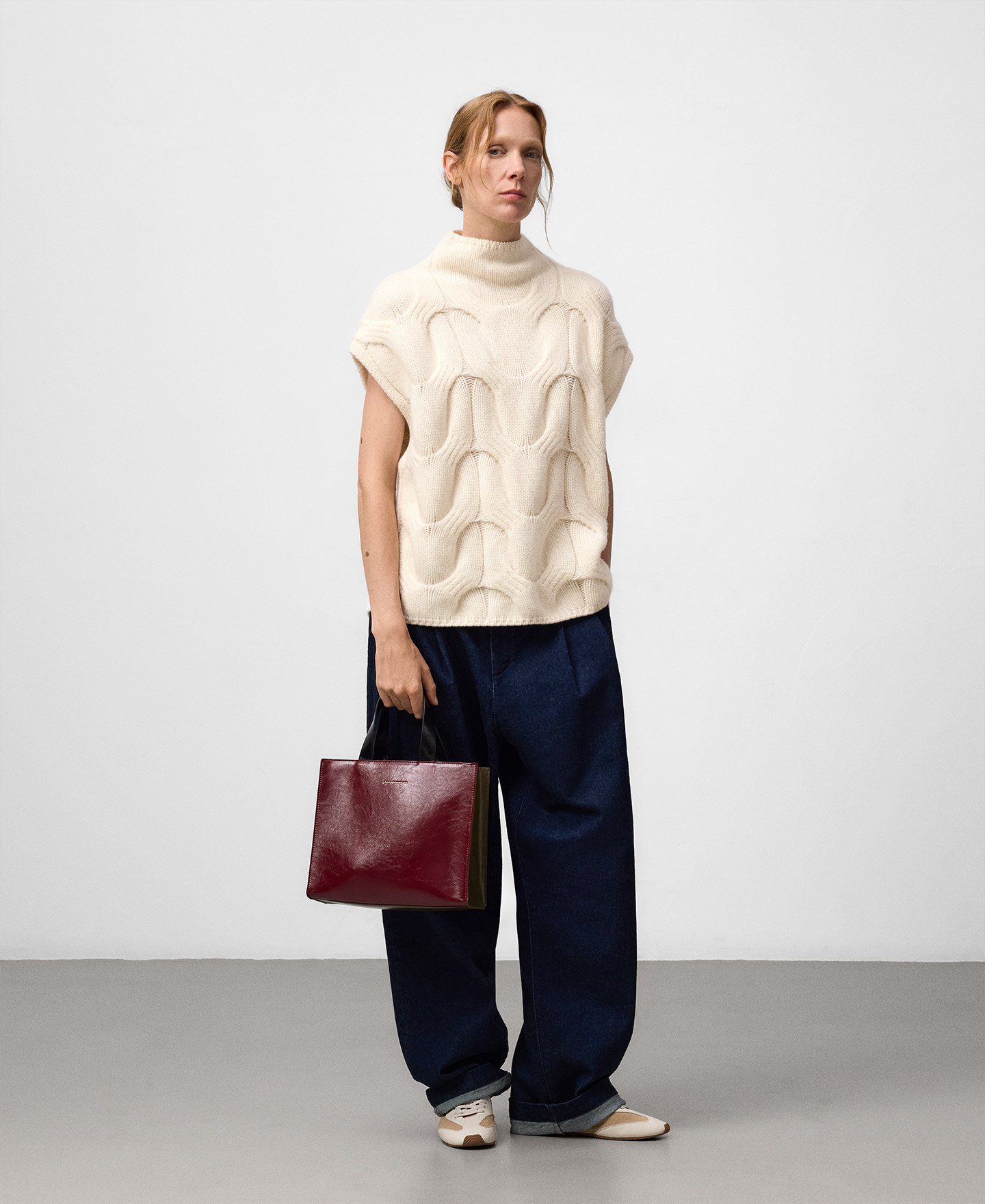 Sac à bandoulière moyCuir Sans Cuir pour femme image number 4