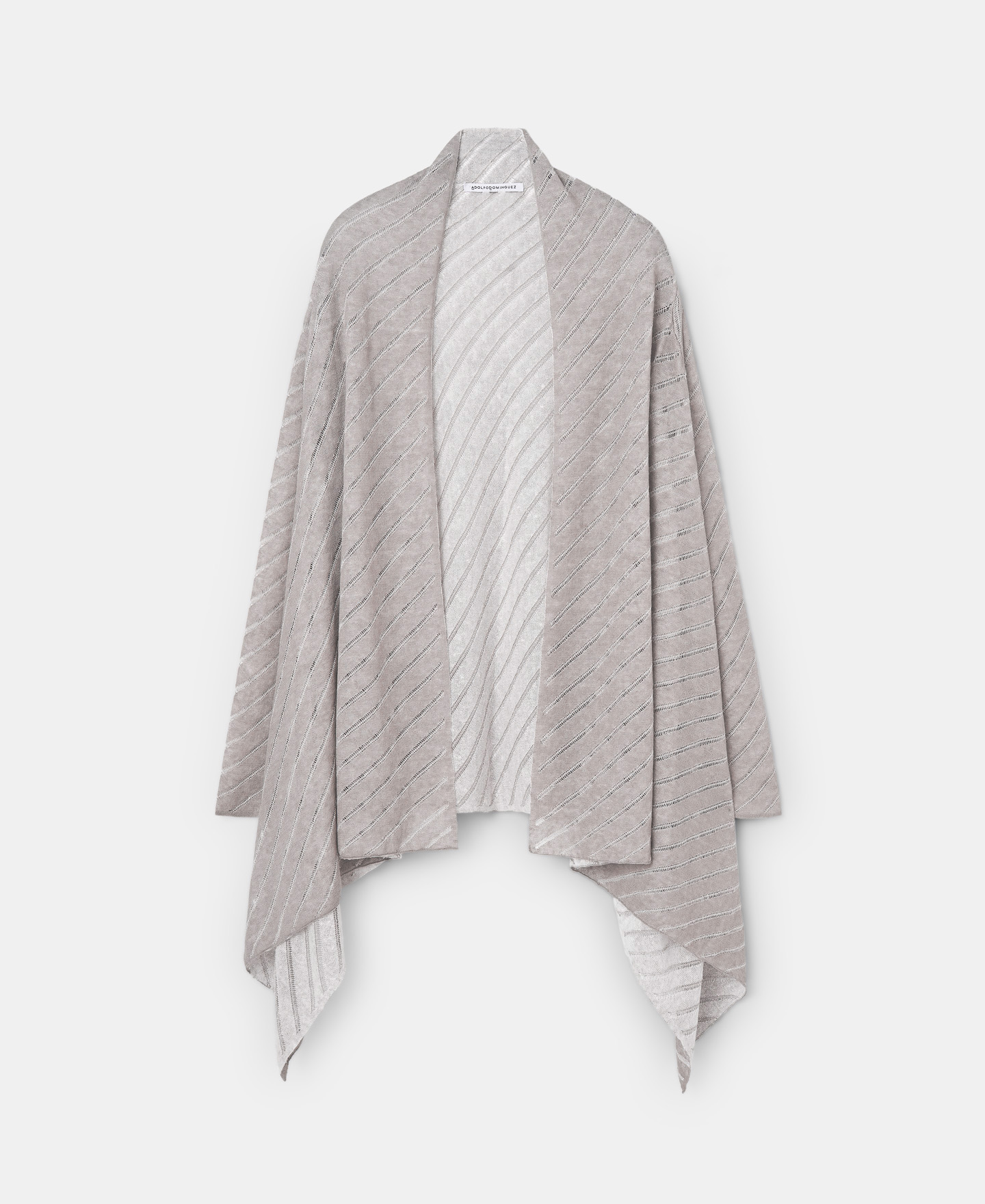 Linen and nylon knitted jacket image number 4