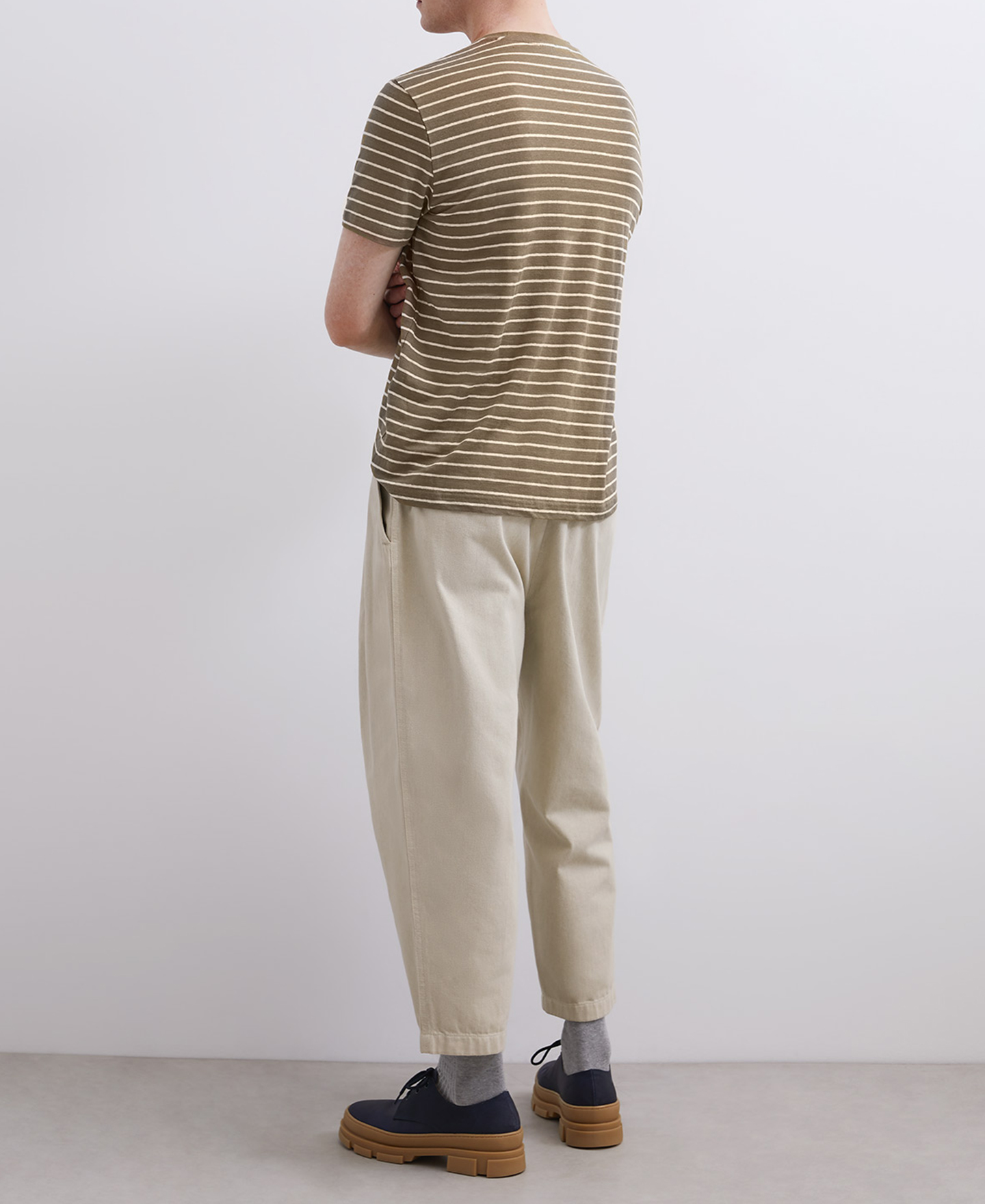 Carrot fit chino trousers image number 1