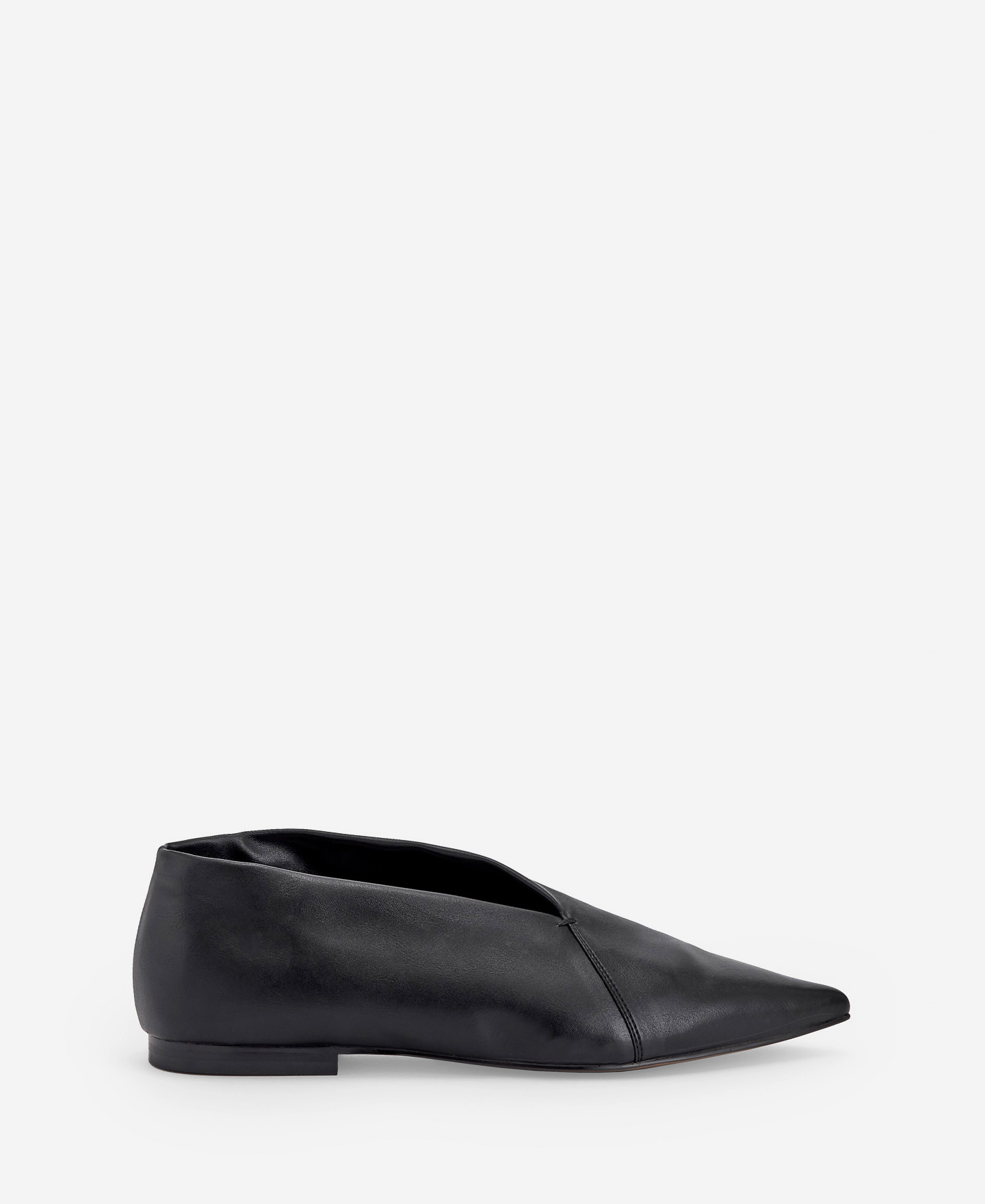 Asimetric V-vamp ballet flats image number 0