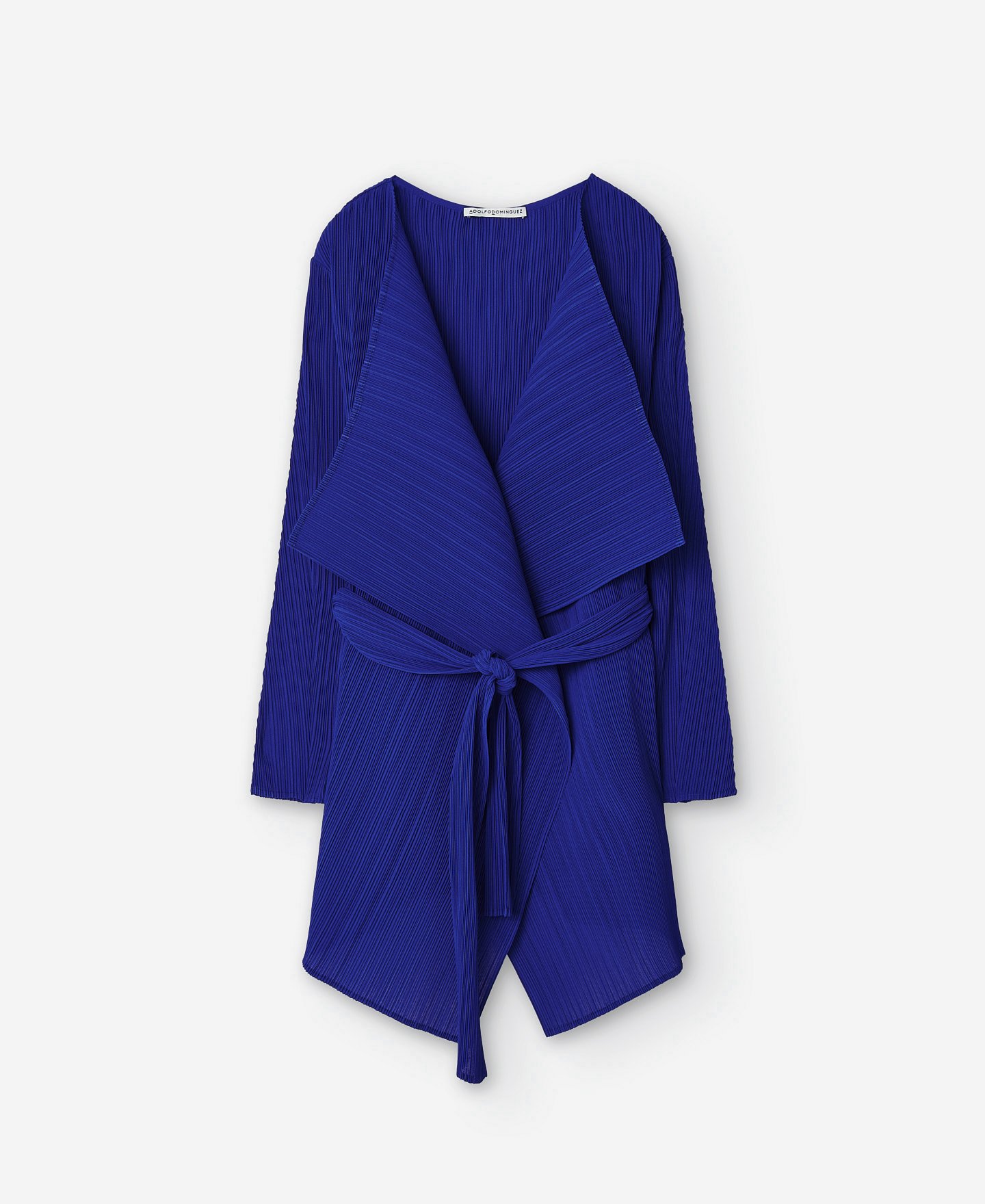 Chaqueta asimétrica crinkle mujer image number 4