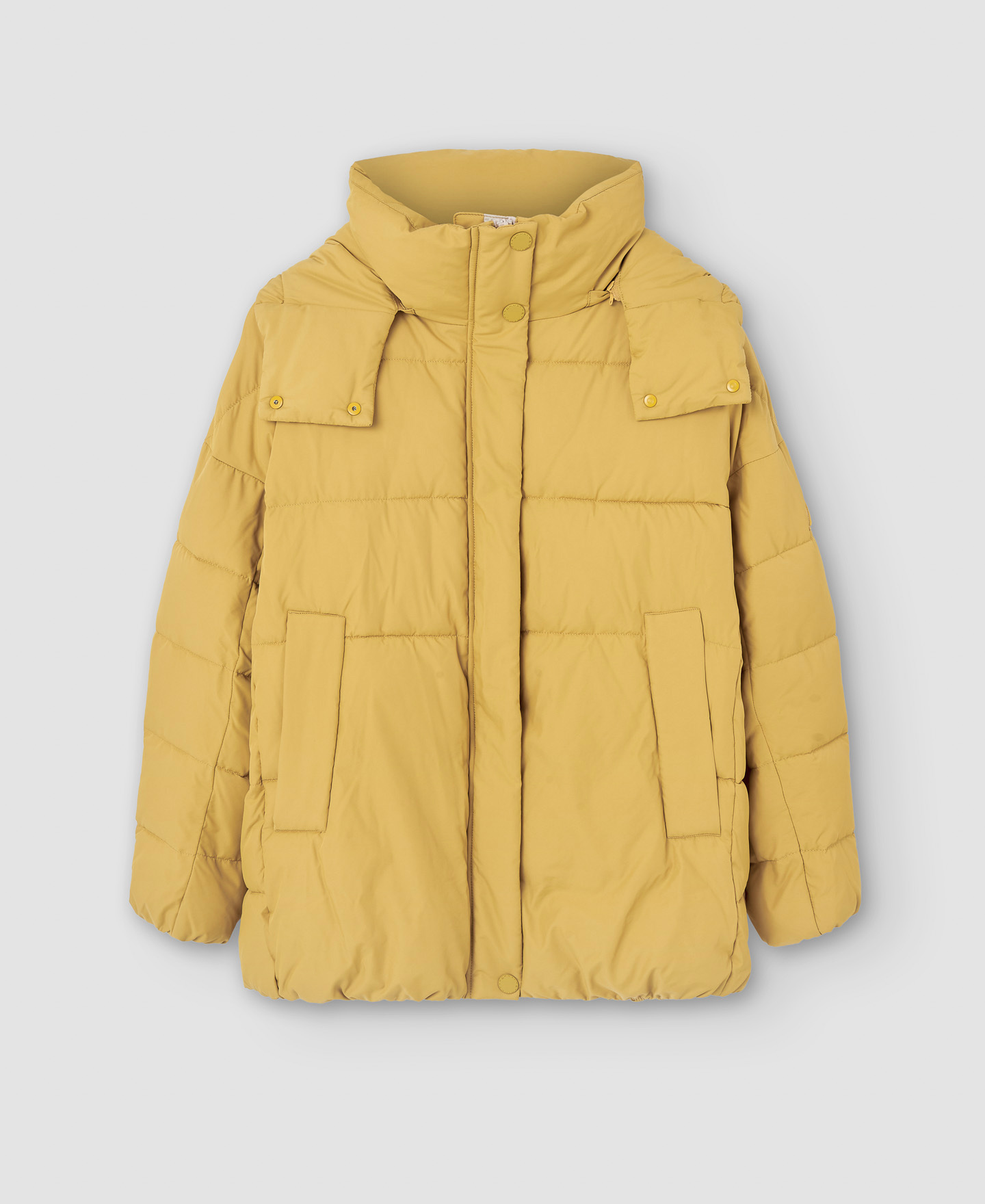 Detachable hooded padded jacket image number 4