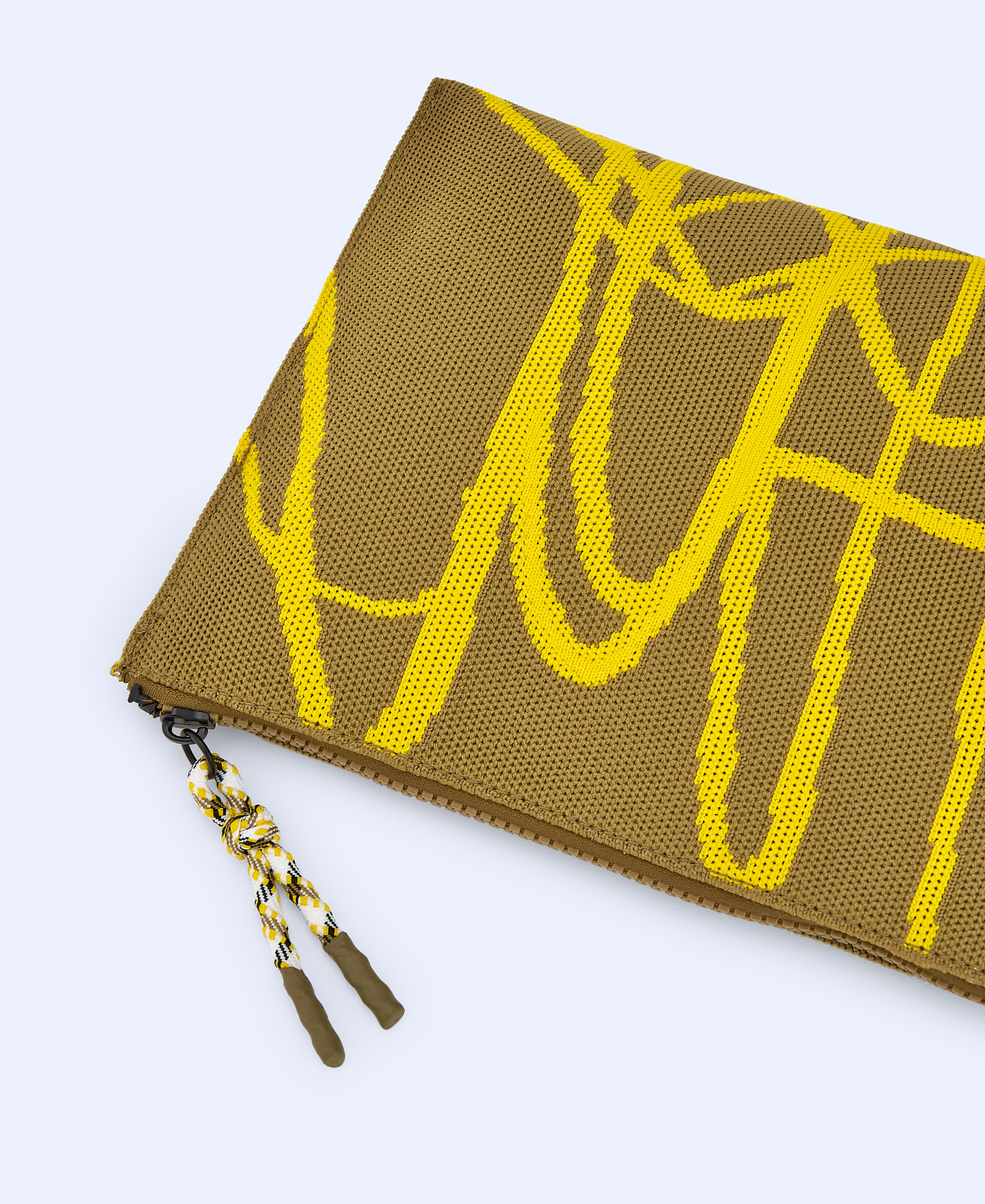 Flat knitted clutch image number 2