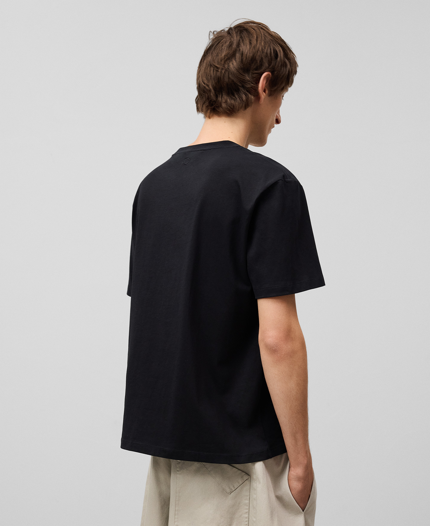 Cotton T-shirt with pocket man image number 2