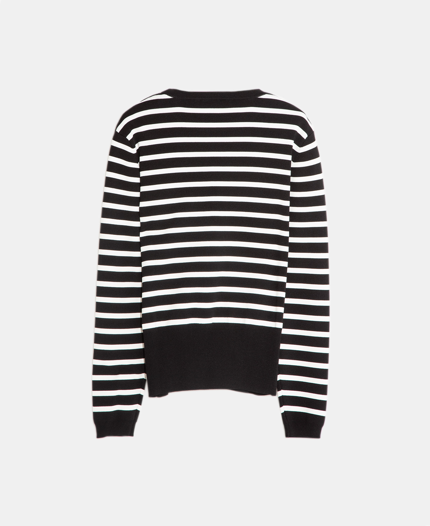 Viscose and nylon rubber knitted jumper image number 5