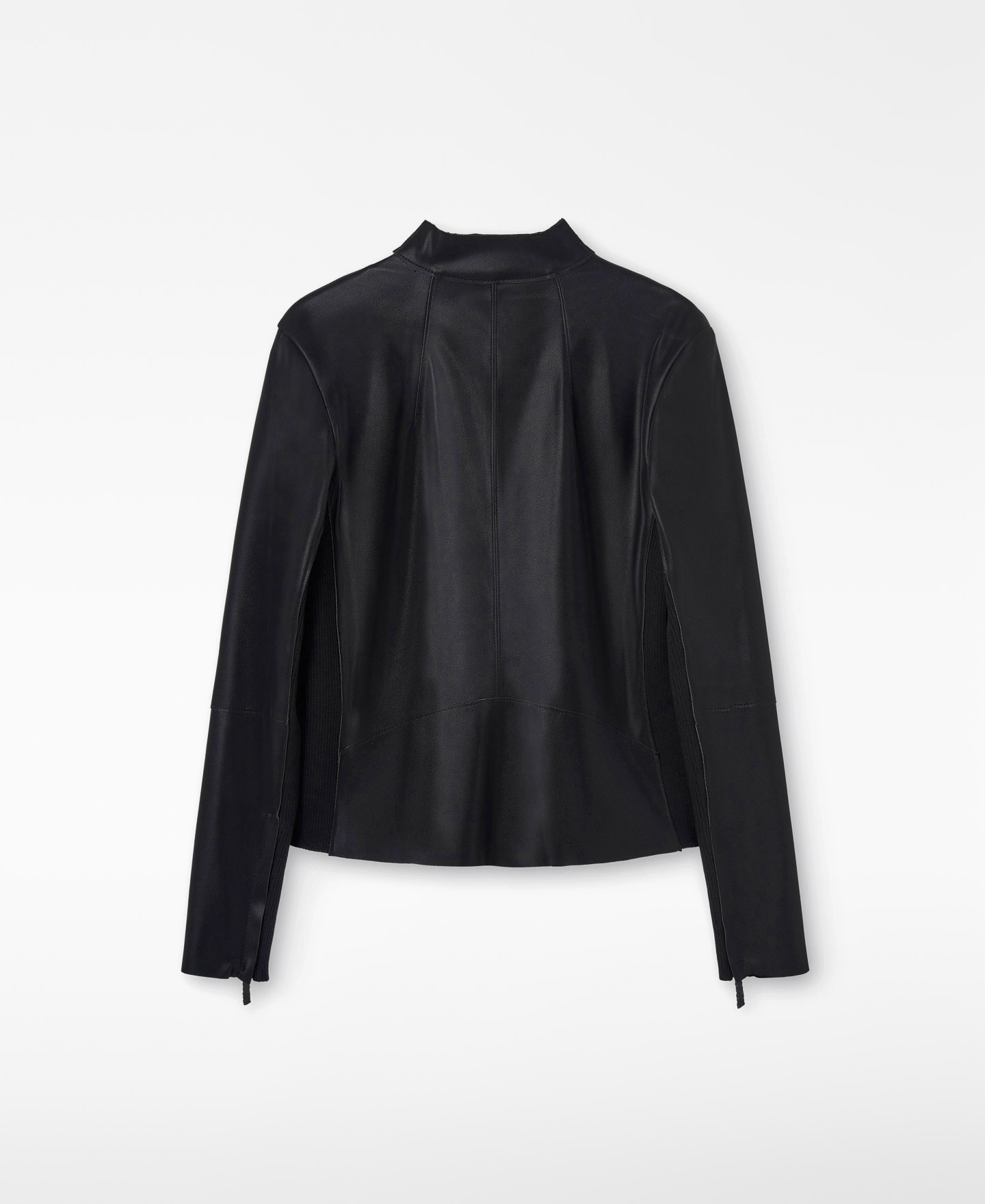 Chaqueta biker textura piel image number 1