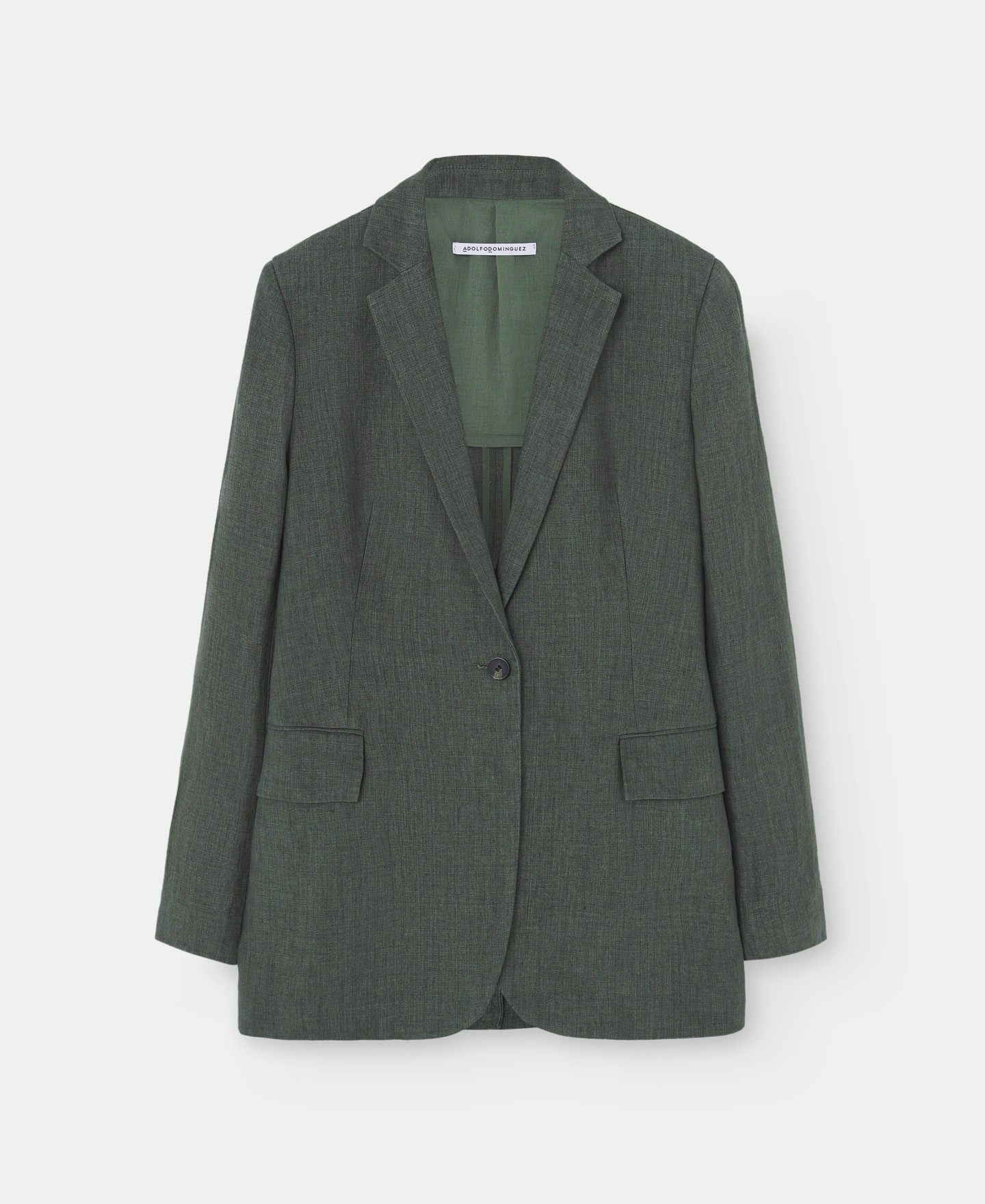 Blazer in natural linen image number 4