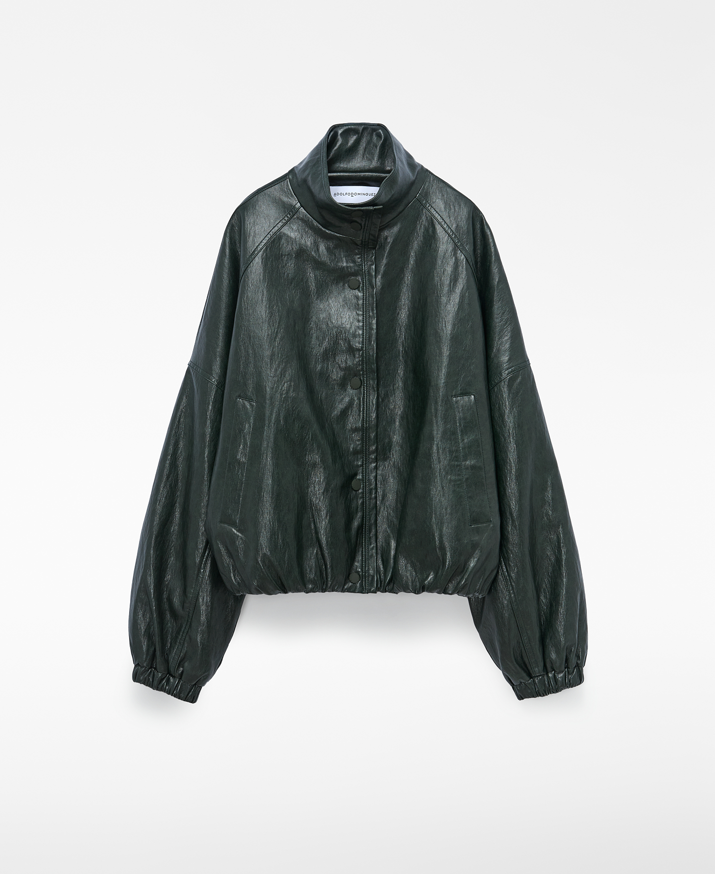 Bomber cuello chimenea Piel No Piel image number 6