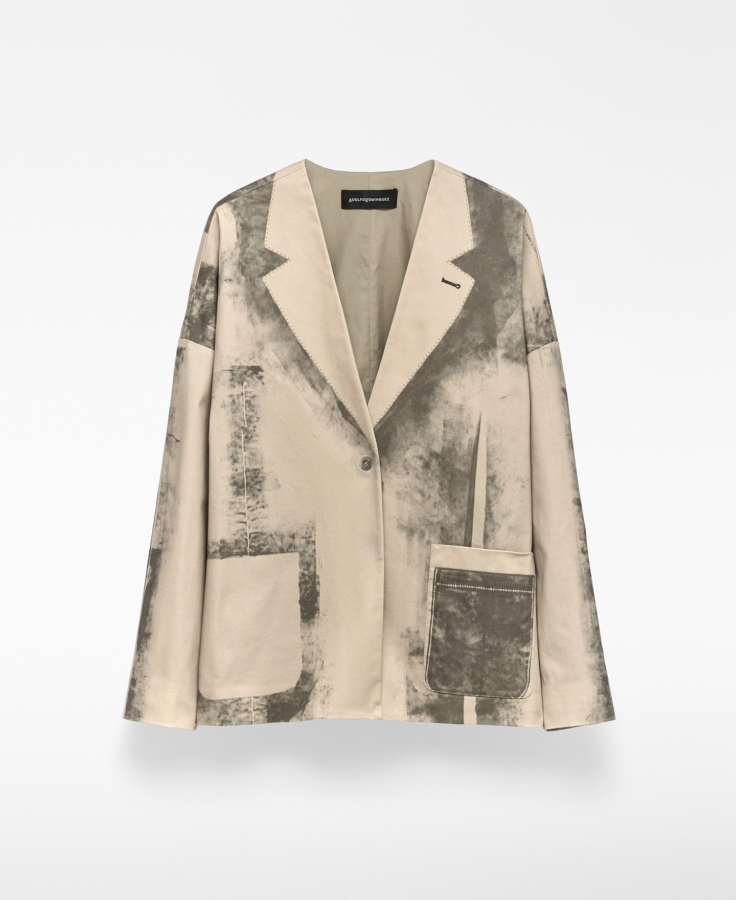 Blazer oversize efeito envelhecido para homem image number 4