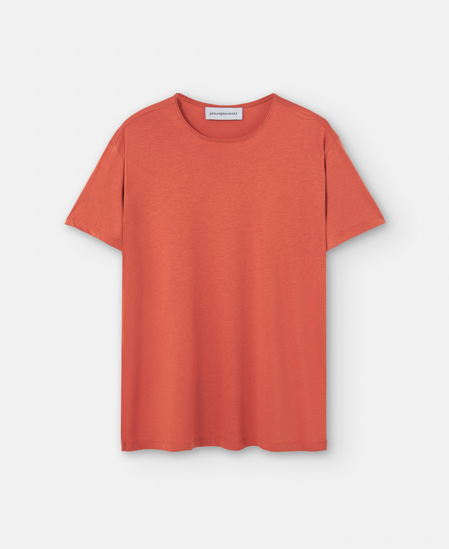 Camiseta cuello caja en lyocell image number 4