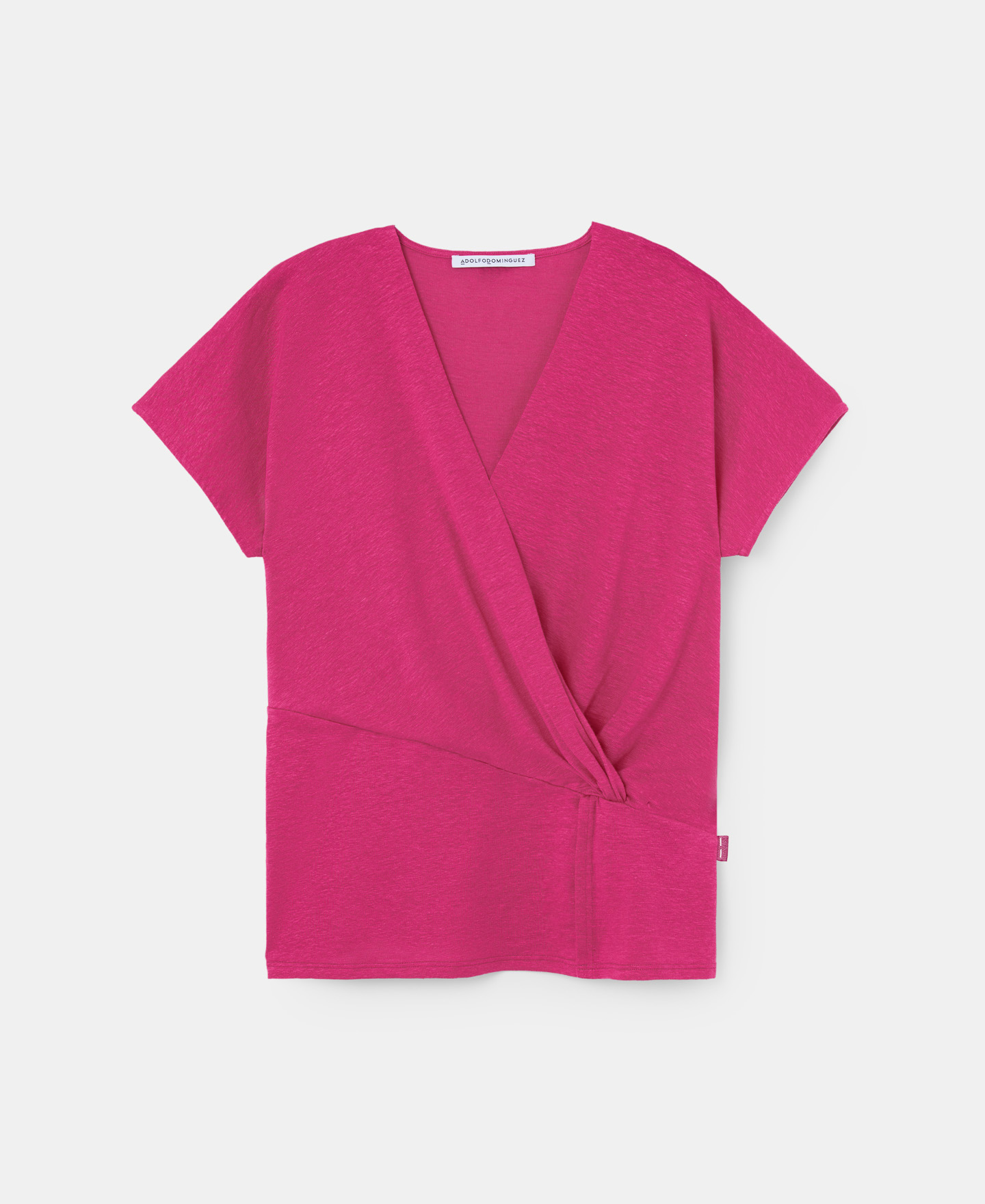 Stretch linen t-shirt image number 4