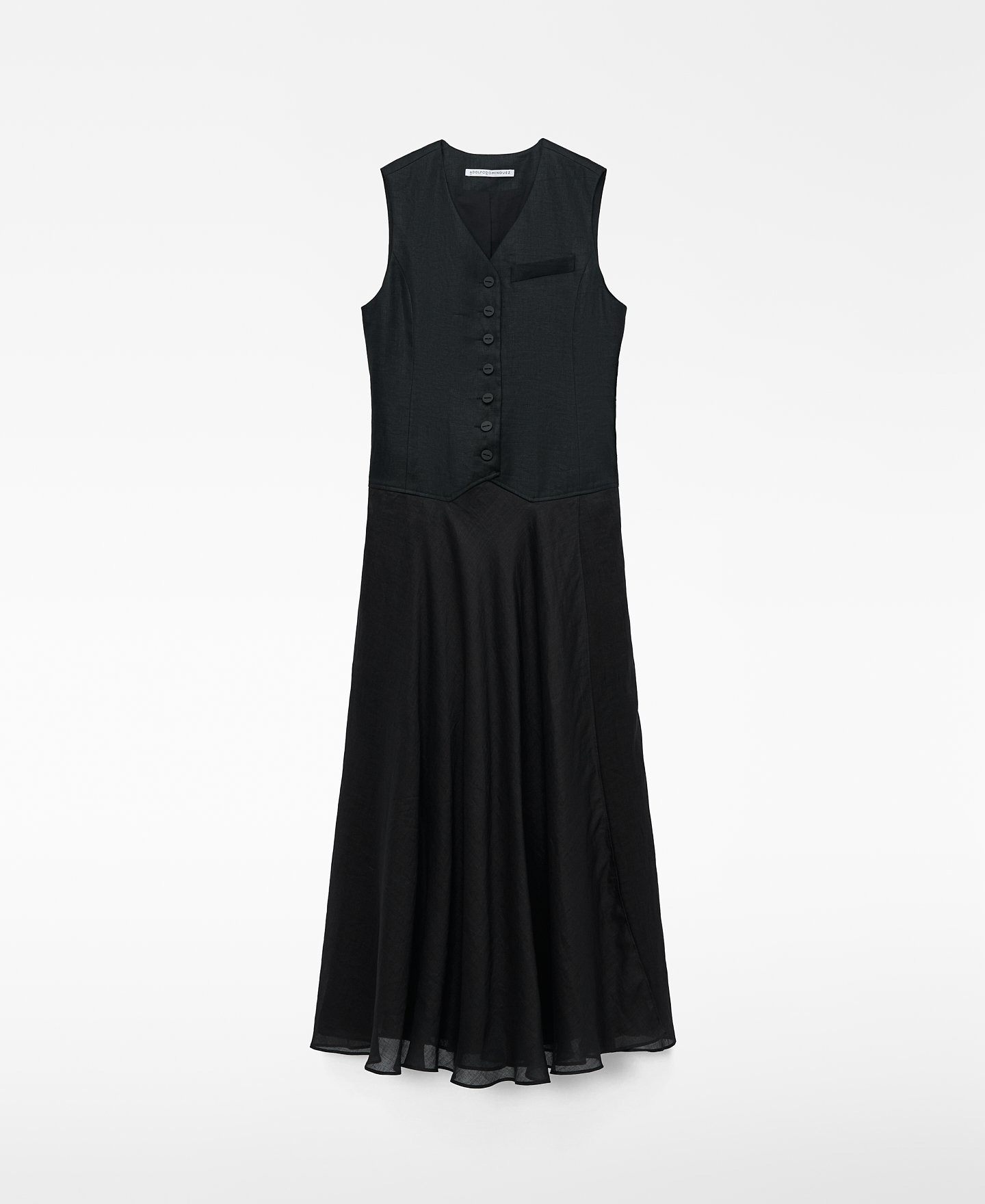 Vestido colete combinado image number 4