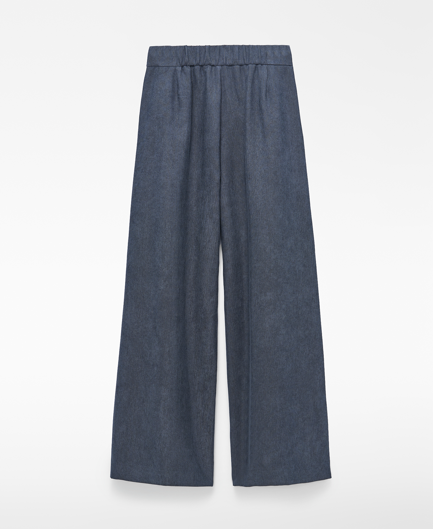 Micro-corduroy double-pleated trousers image number 5