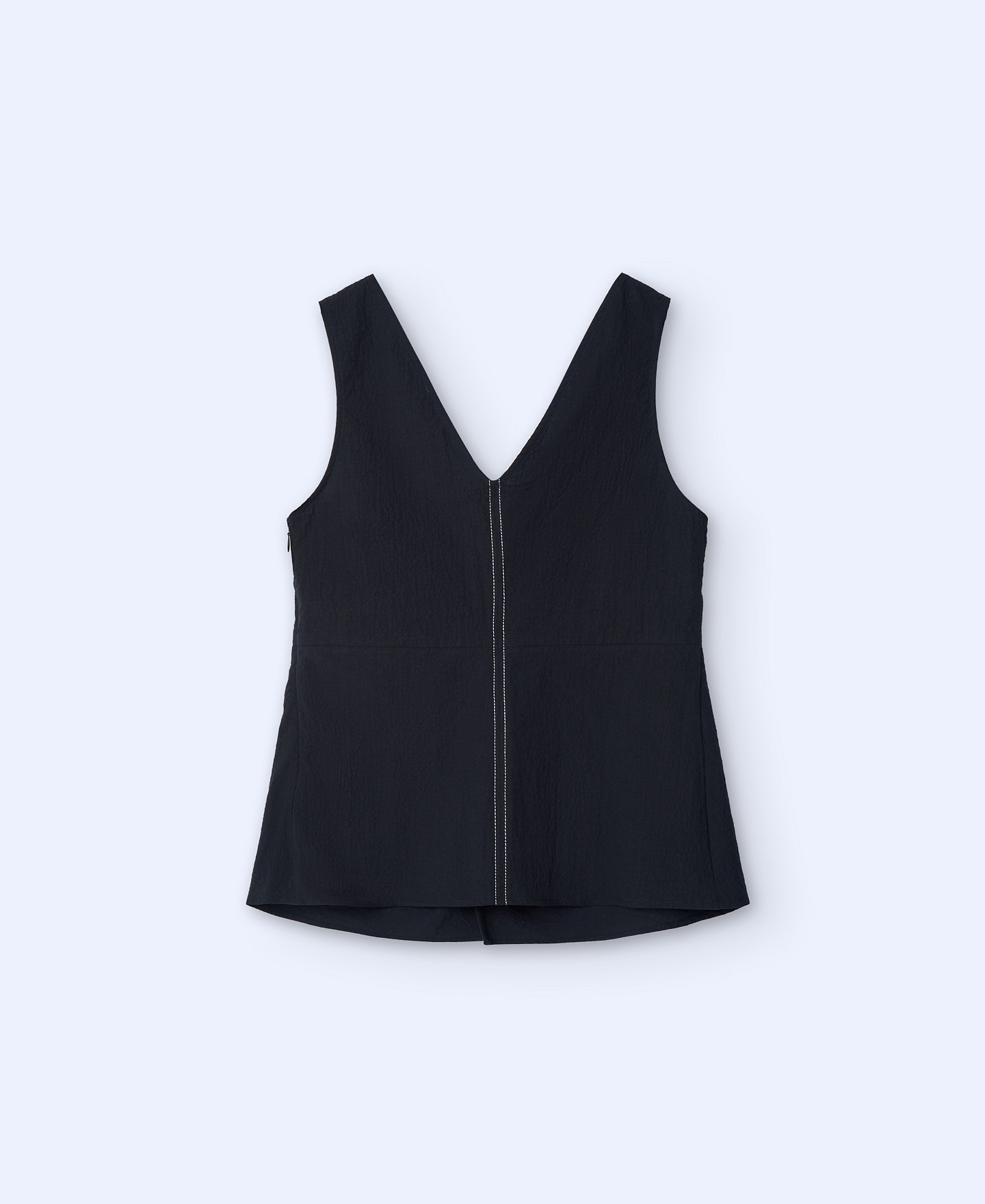 Cotton V-neckline top image number 5