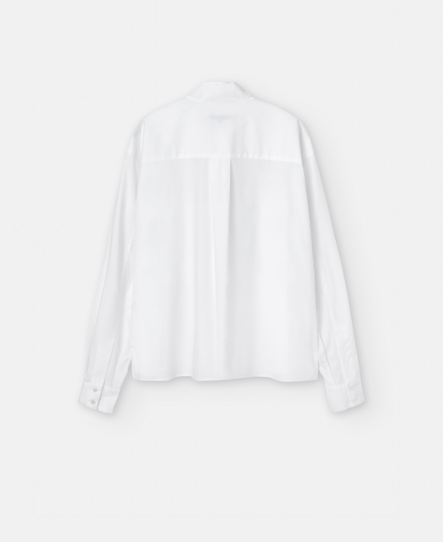 Mandarin collar cotton shirt image number 5