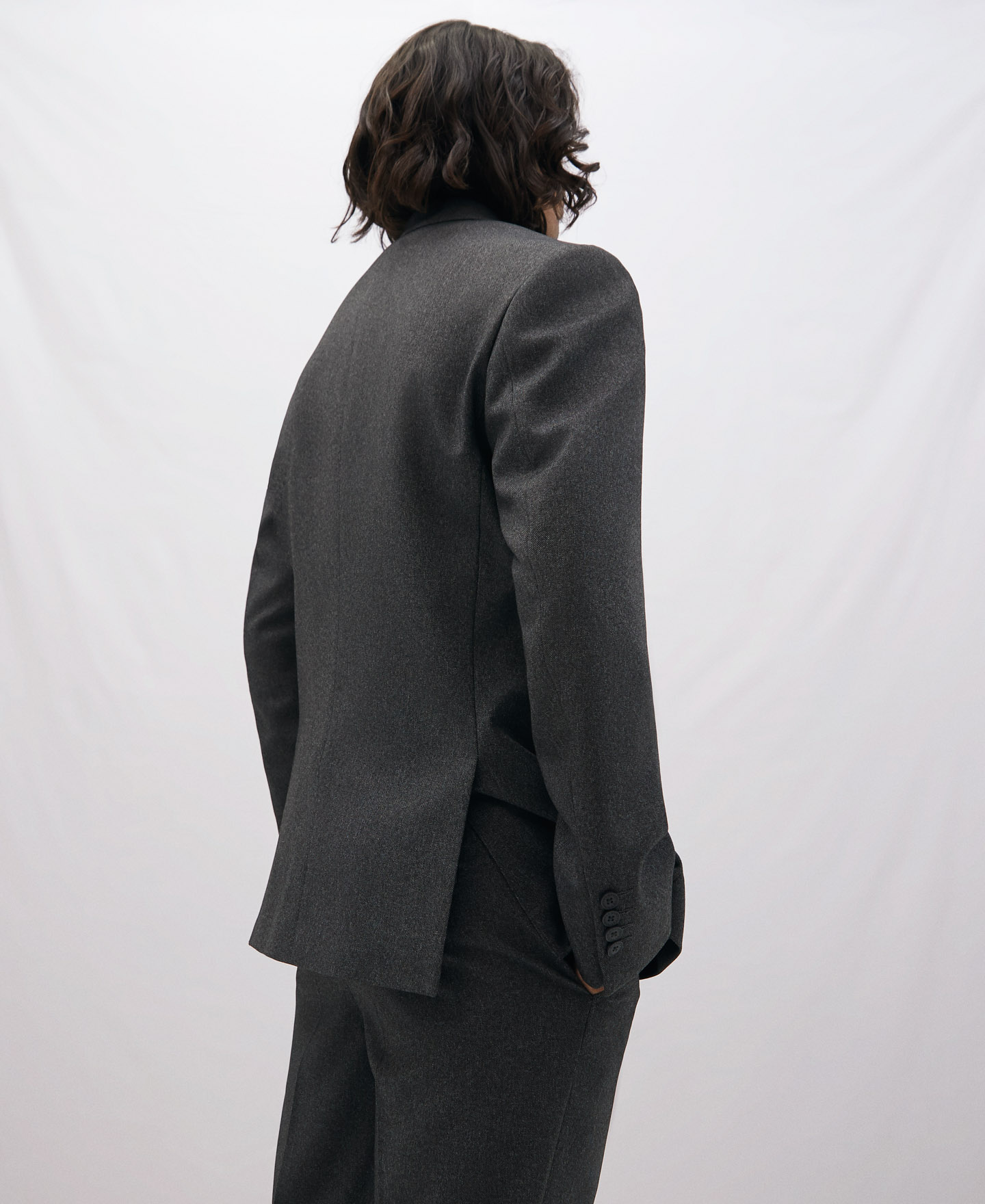 Three button tailored suit image number 2