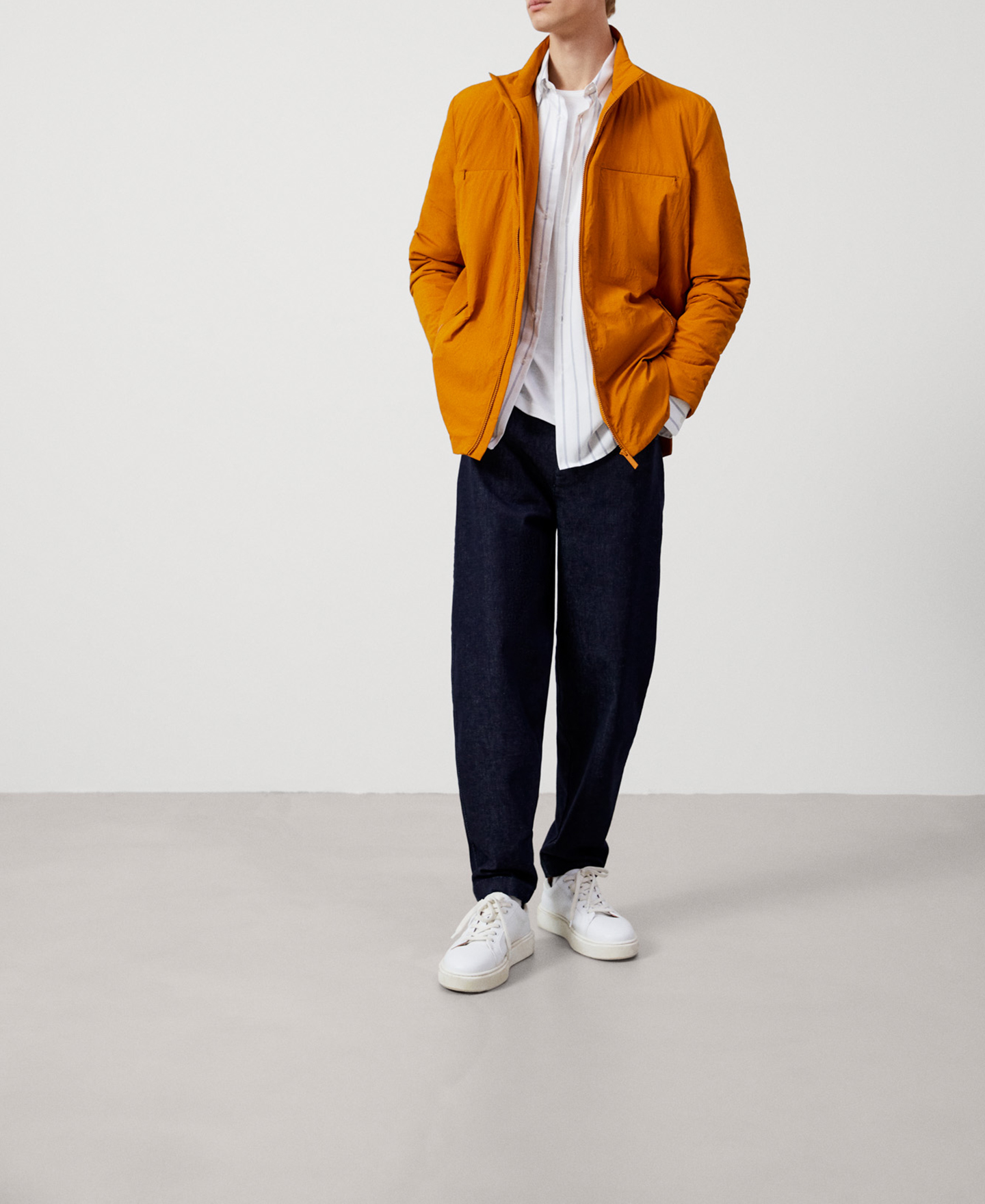 Lyocell cotton shirt image number 1