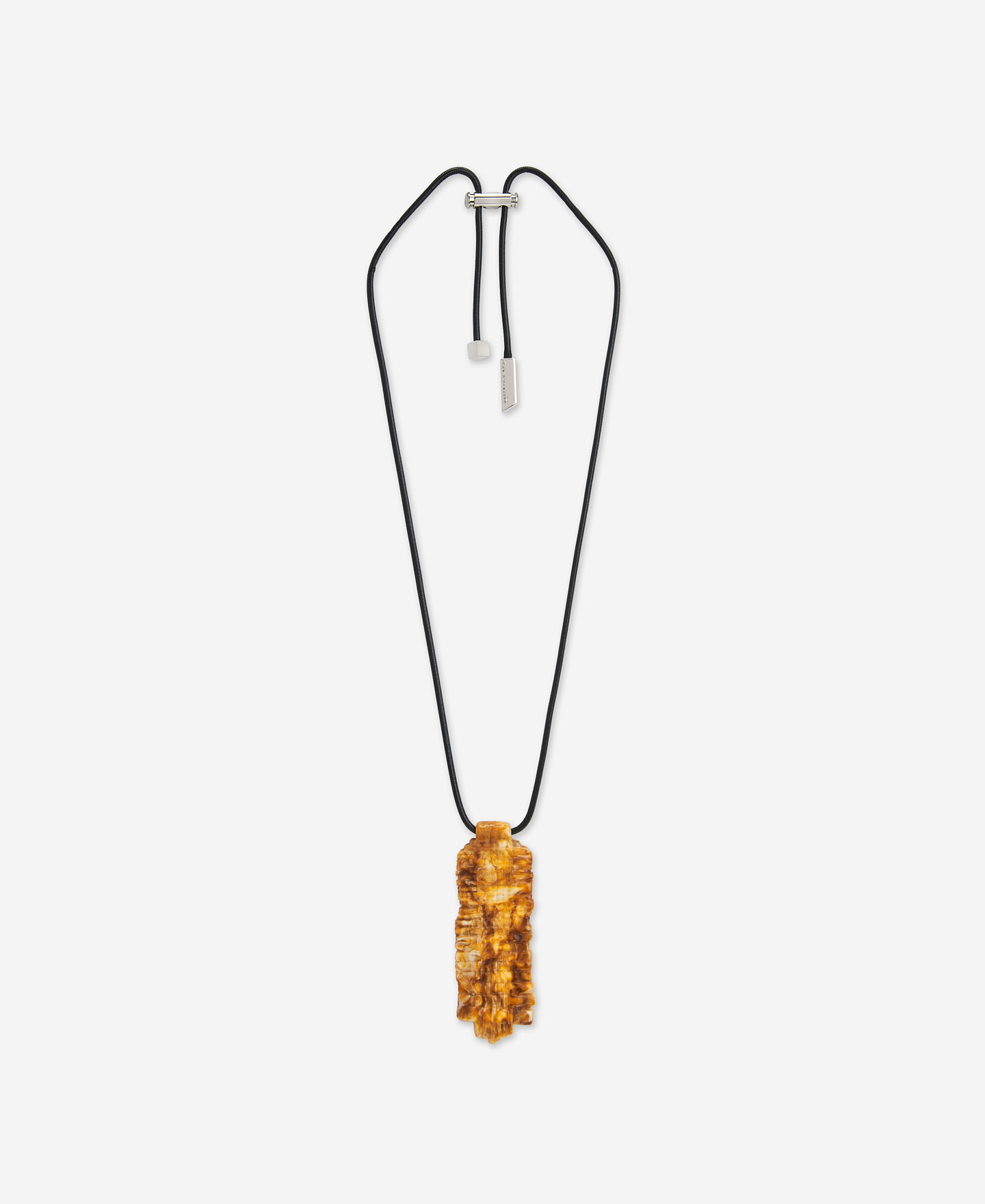 Toffee resin necklace for women image number 0