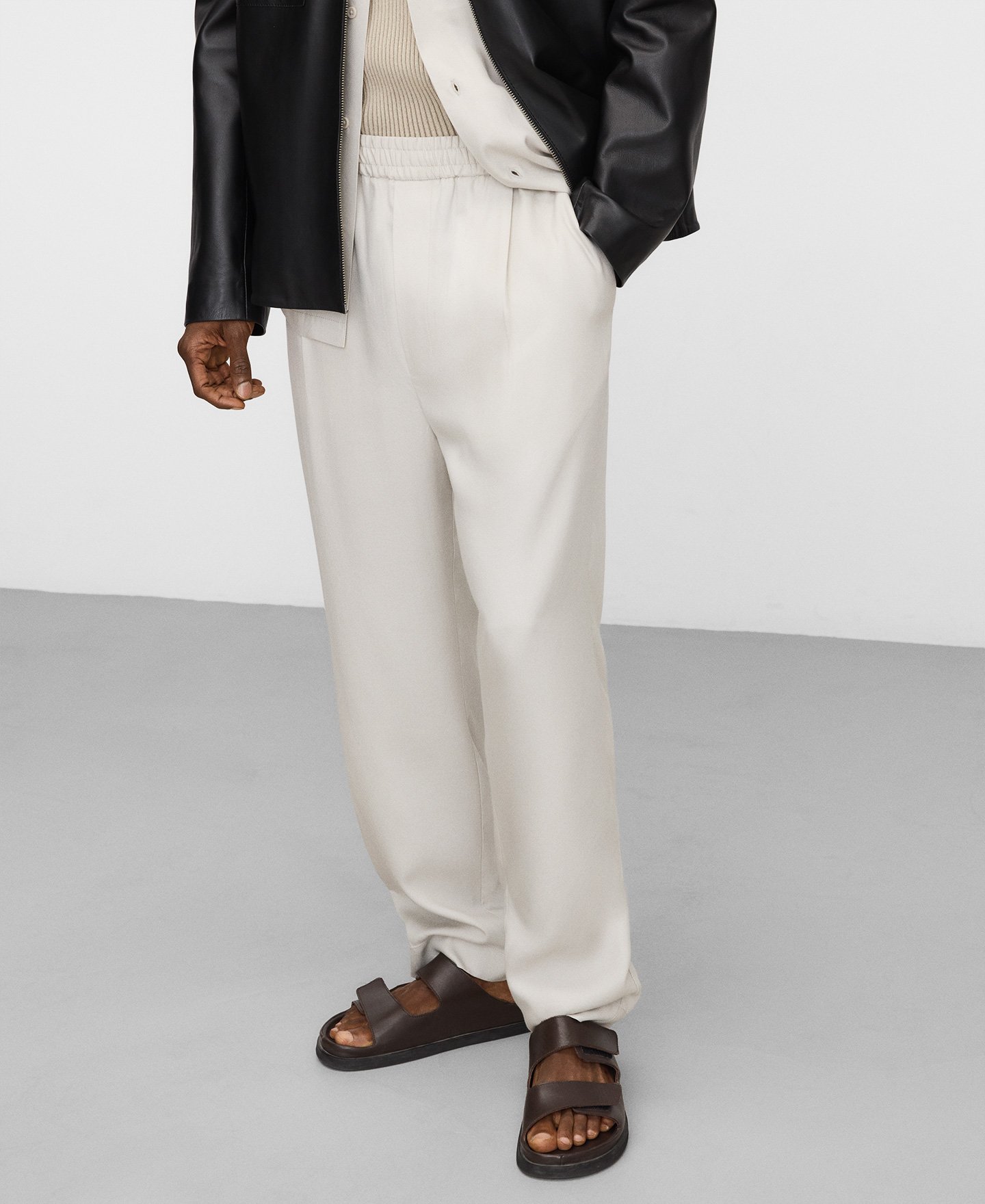 Responsible lyocell jogger trousers image number 0