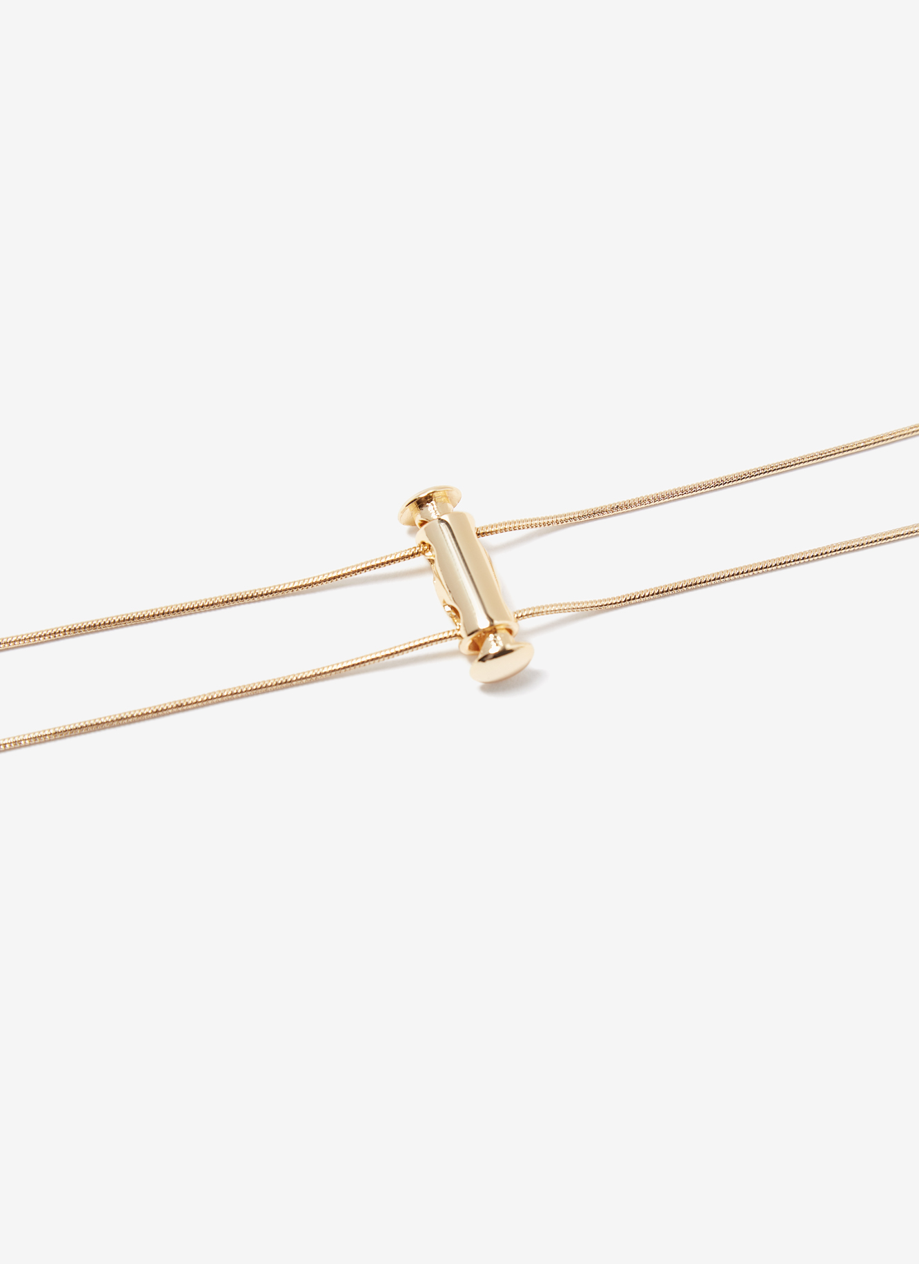 Collar regulable con colgante de madera image number 2