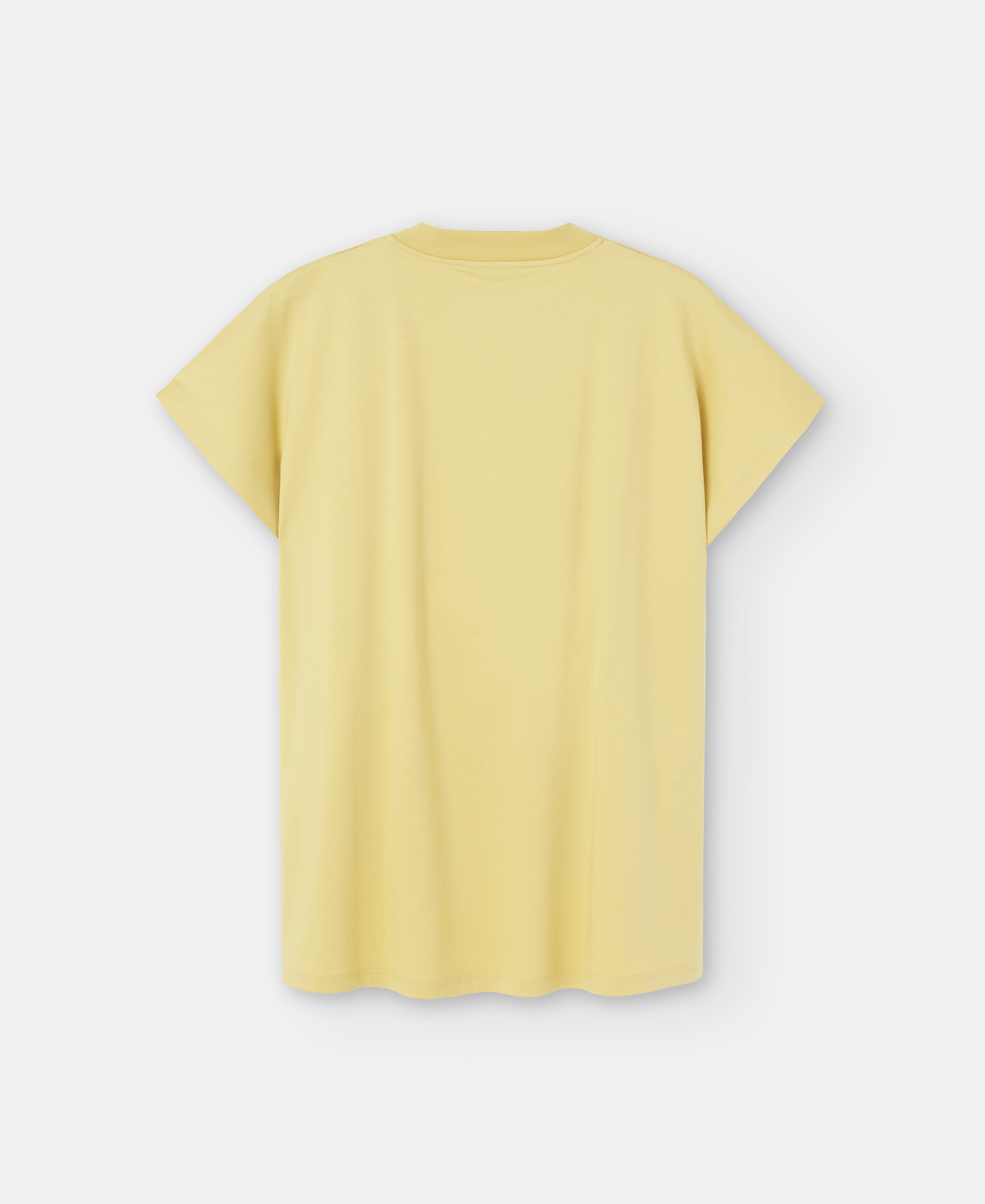 Perkins collar T-shirt in organic cotton image number 5