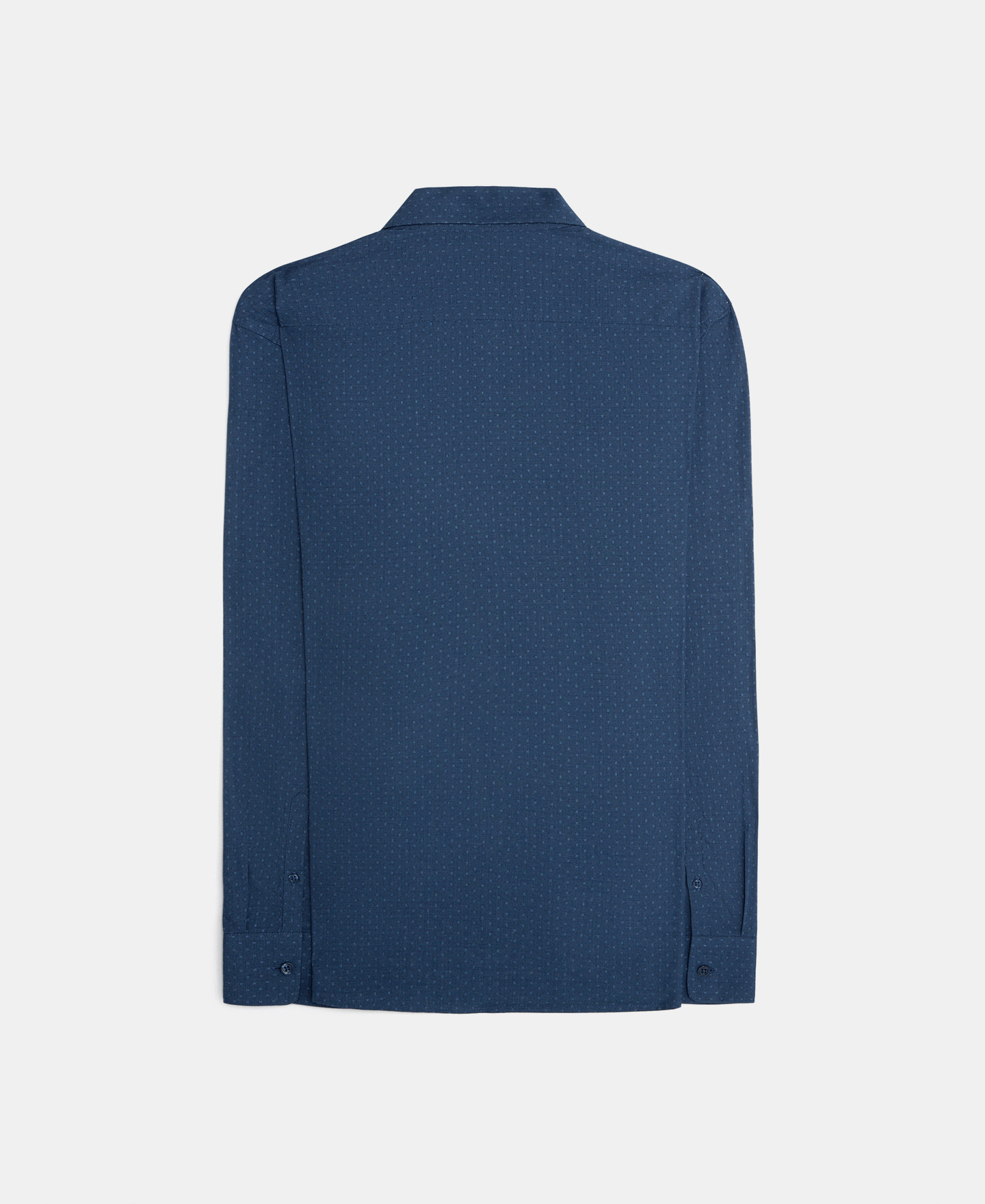 Hidden button cotton shirt image number 5