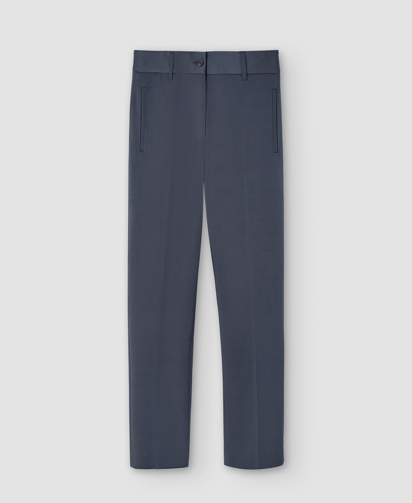 Pantalón de pinzas en algodón orgánico image number 4